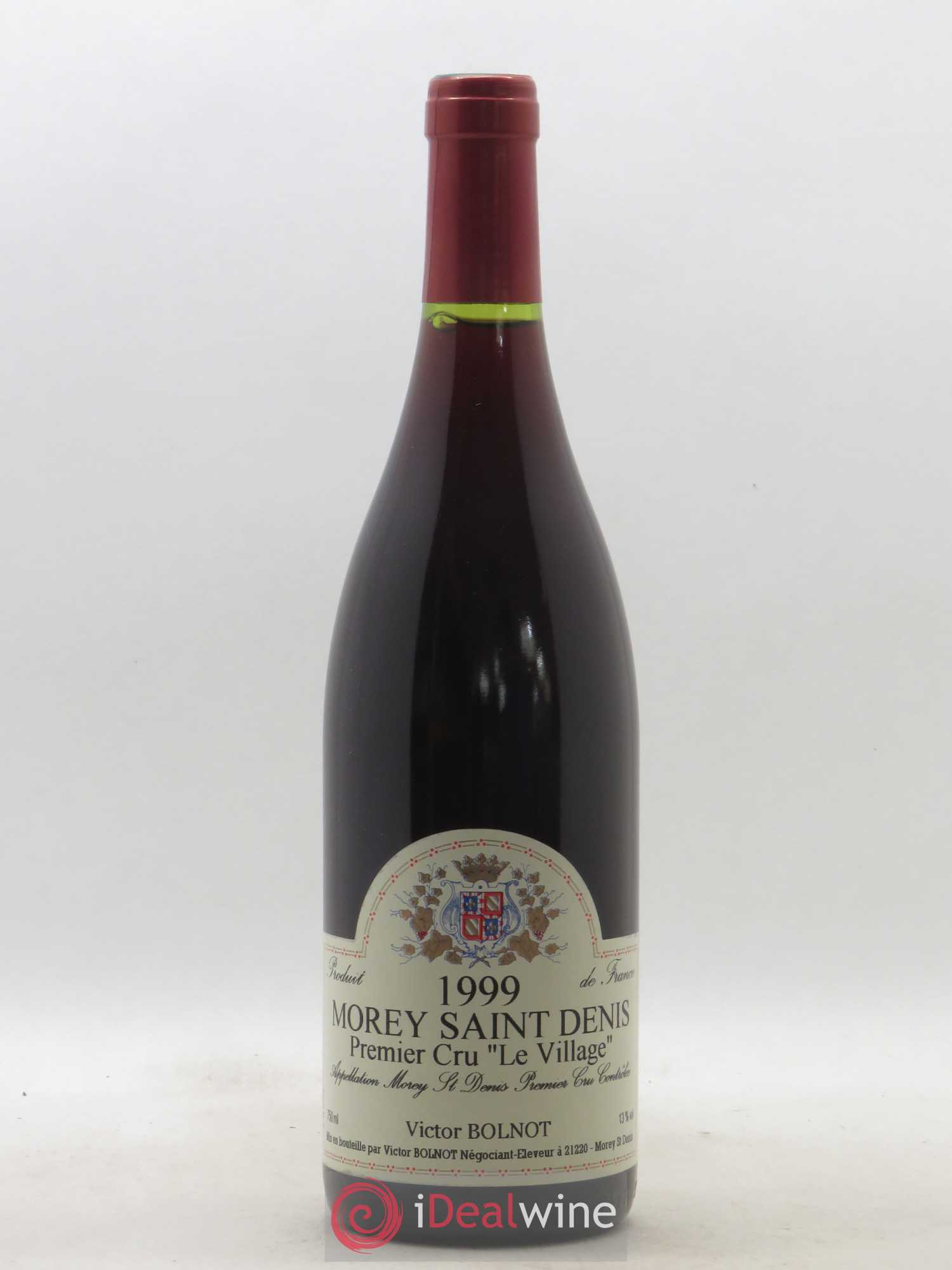 Morey-Saint-Denis 1er Cru Le Village Victor Bolnot 1999 - Lot de 1 bouteille - 0