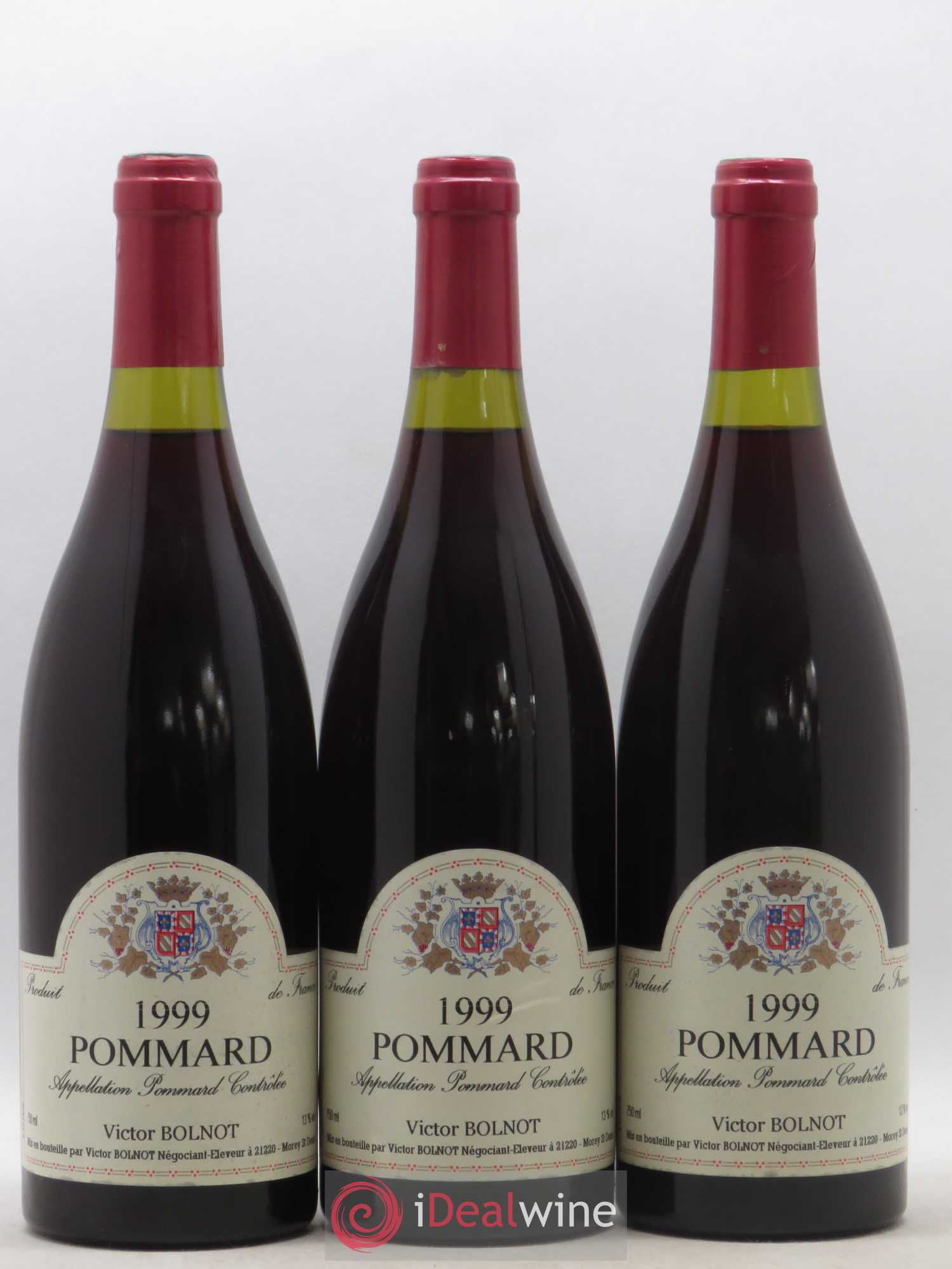 Pommard Victor Bolnot 1999 - Lot de 3 bouteilles - 0