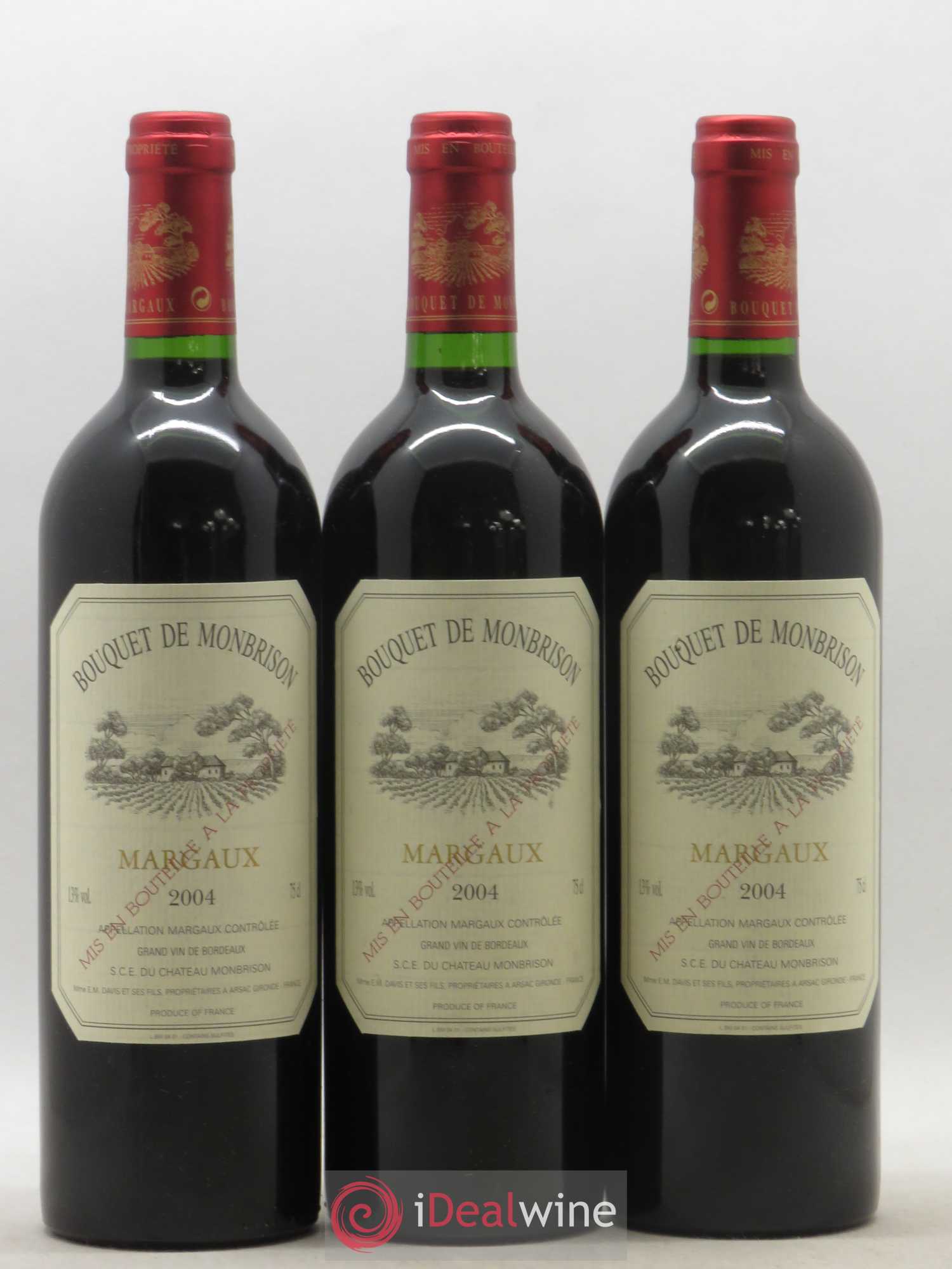 Bordeaux Margaux Bouquet de Montbrison (sans prix de réserve) 2004 - Posten von 12 Flaschen - 4