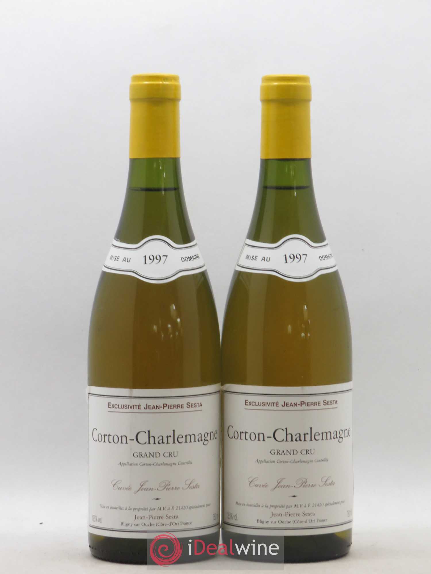 Corton-Charlemagne Grand Cru CUVEE JEAN PIERRE SESTA Jean Pierre Sesta 1997 - Posten von 2 Flaschen - 0