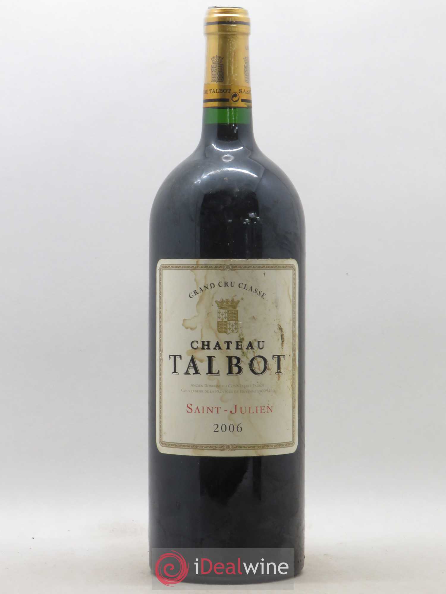 Château Talbot 4ème Grand Cru Classé 2006 - Lot de 1 magnum - 0