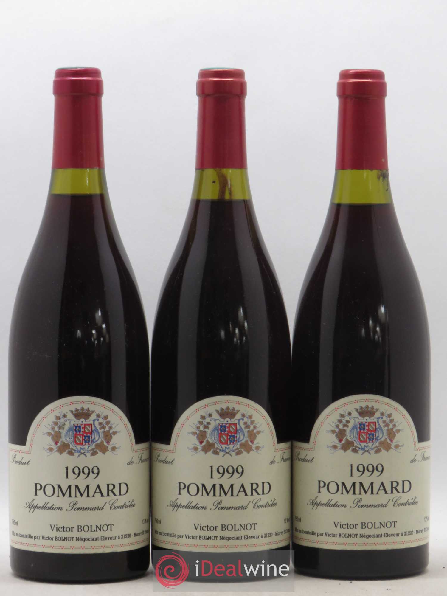 Pommard Victor Bolnot 1999 - Lot de 3 bouteilles - 0