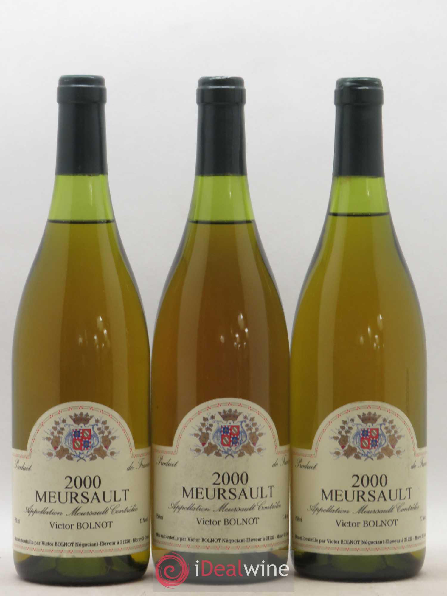 Meursault Victor Bolnot 2000 - Lot de 3 bouteilles - 0