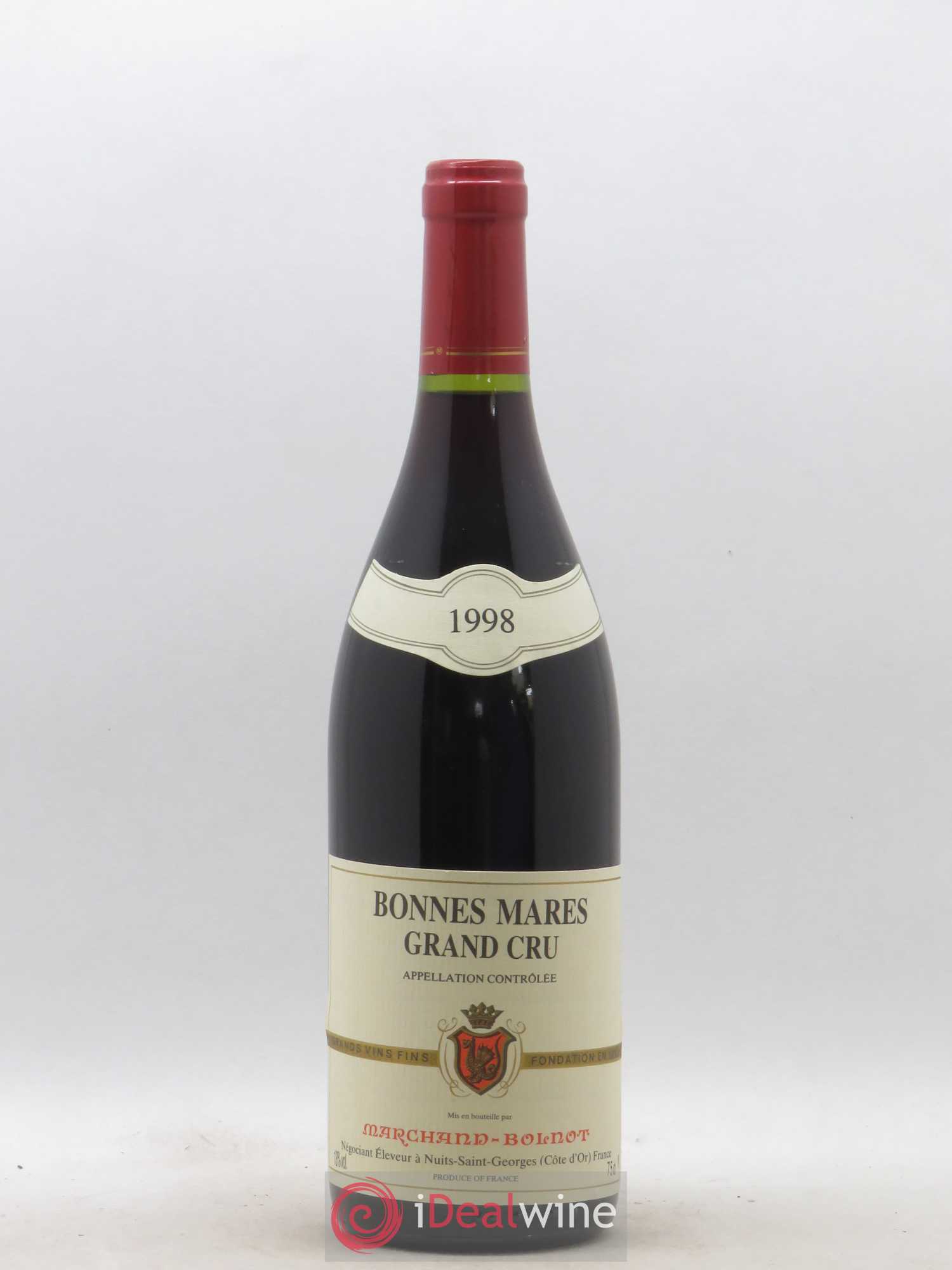 Bonnes-Mares Grand Cru Domaine Marchand Bolnot 1998 - Posten von 1 Flasche - 0