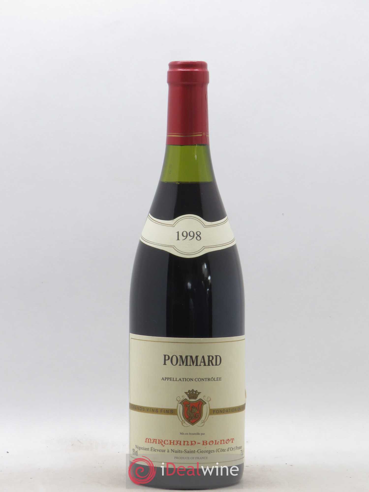 Pommard Domaine Marchand Bolnot 1998 - Posten von 1 Flasche - 0