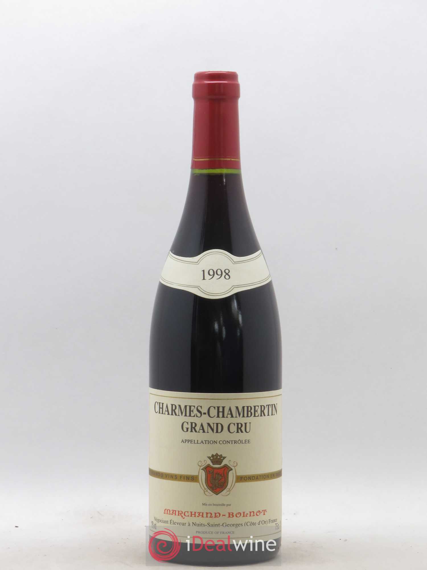 Charmes-Chambertin Grand Cru Domaine Marchand Bolnot 1998 - Posten von 1 Flasche - 0