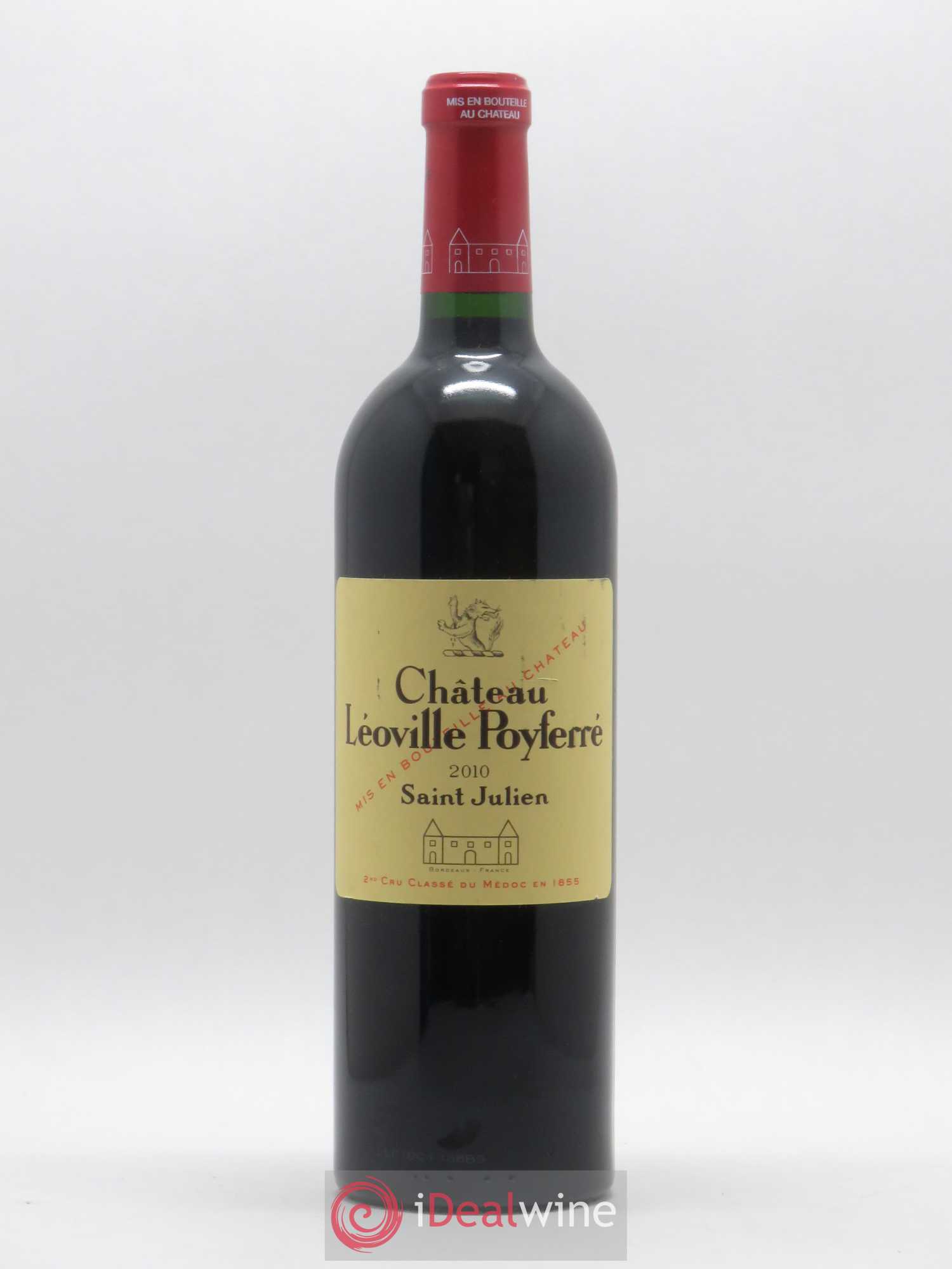 Château Léoville Poyferré 2ème Grand Cru Classé 2010 - Lot de 1 bouteille - 0