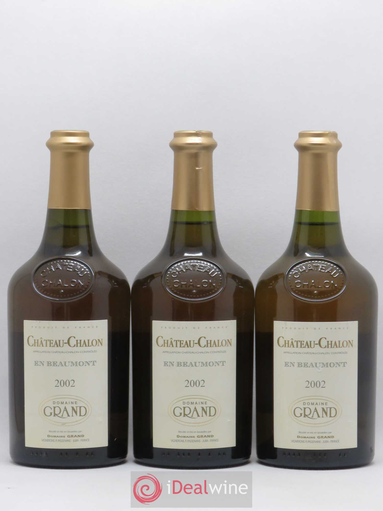 Château-Chalon En Baumont Domaine Grand 62cl 2002 - Posten von 3 Flaschen - 0
