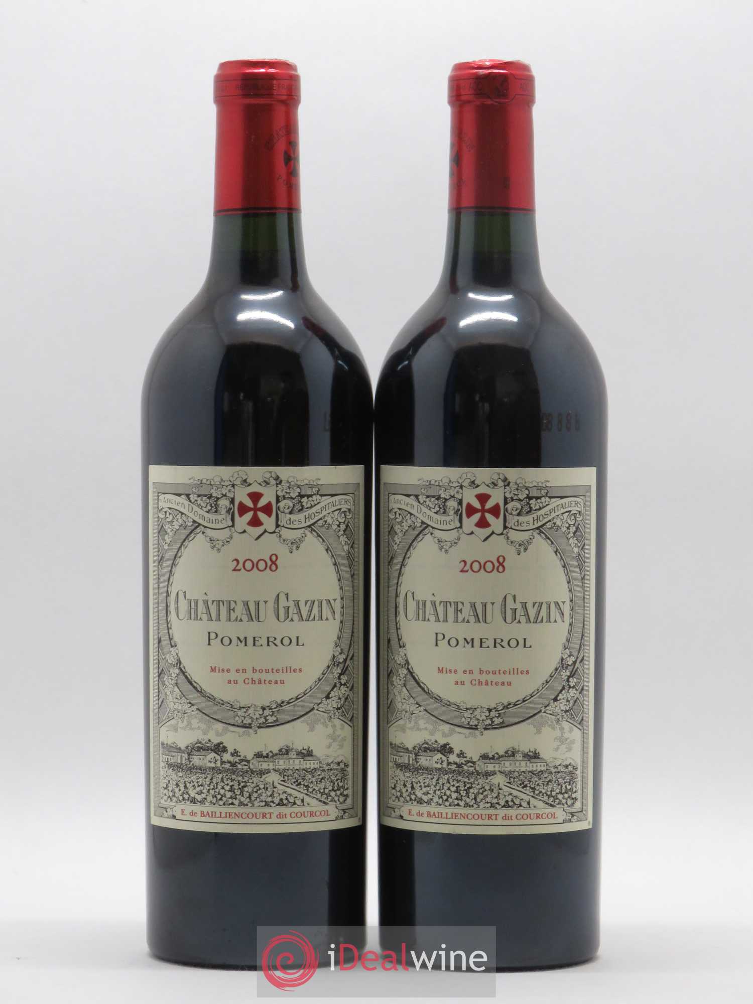 Château Gazin 2008 - Lot de 2 bouteilles - 0