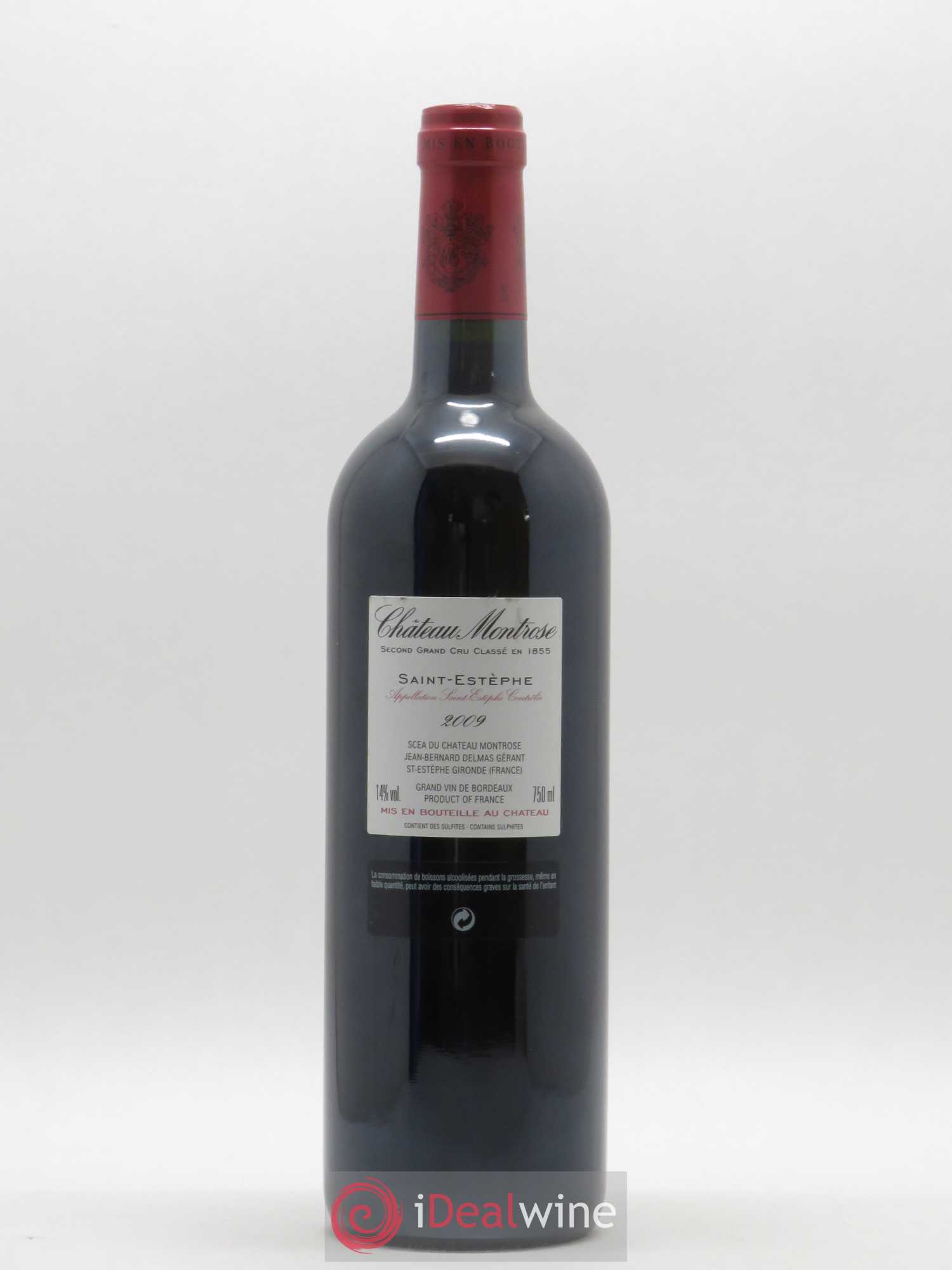 Château Montrose 2ème Grand Cru Classé 2009 - Lot de 1 bouteille - 1