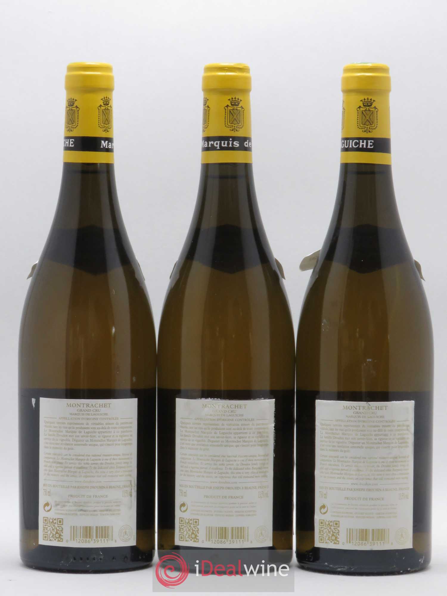 Montrachet Grand Cru Marquis de Laguiche Joseph Drouhin 2009 - Lot de 3 bouteilles - 1