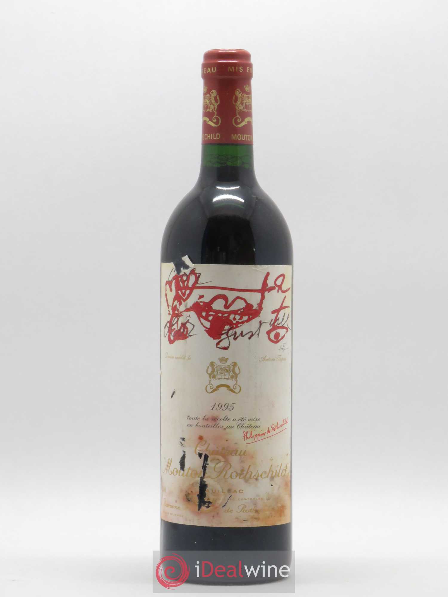Château Mouton Rothschild 1er Grand Cru Classé 1995 - Lot de 1 bouteille - 0