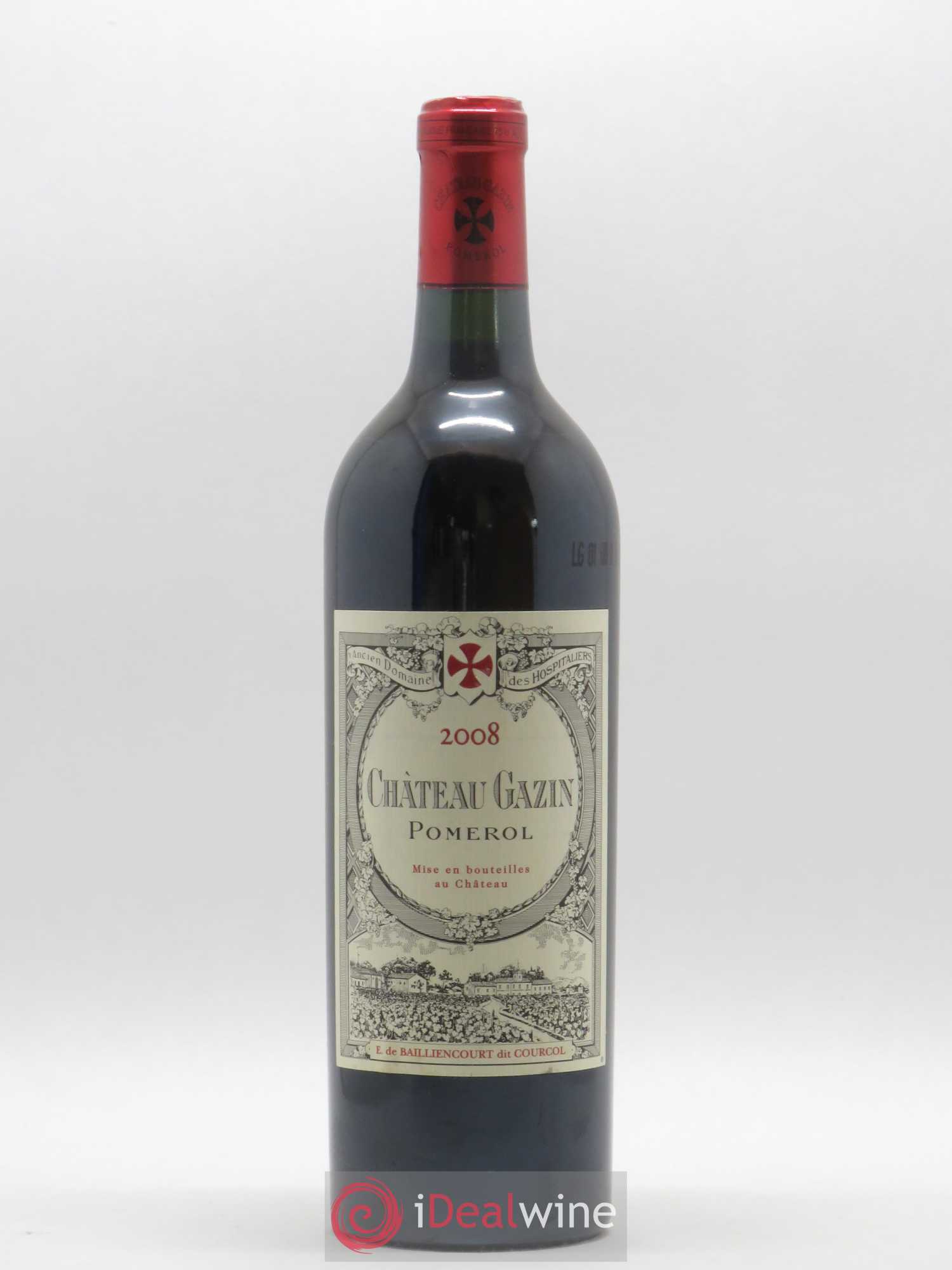 Château Gazin 2008 - Lot de 1 bouteille - 0