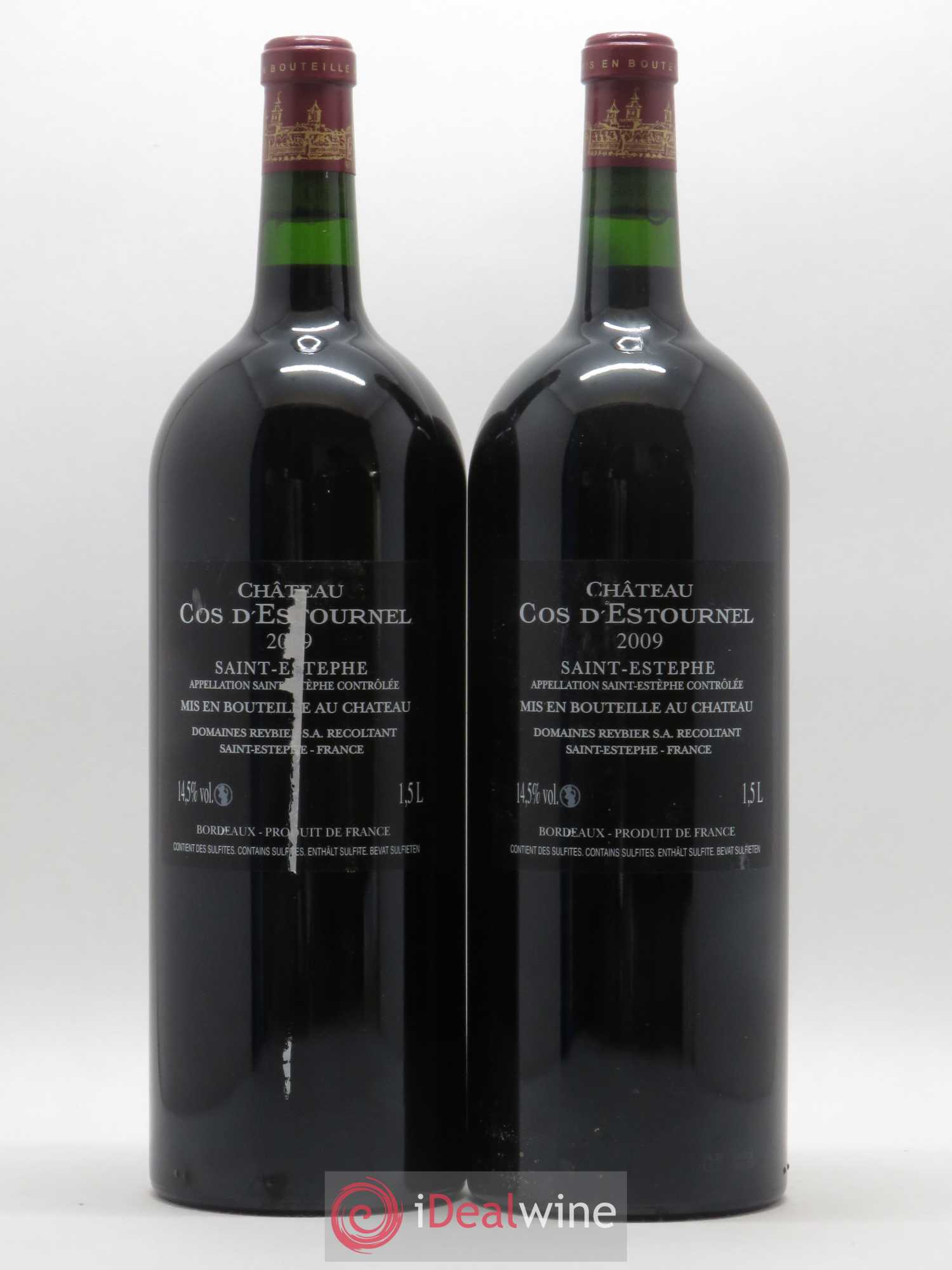 Cos d'Estournel 2ème Grand Cru Classé 2009 - Lot de 2 magnums - 1
