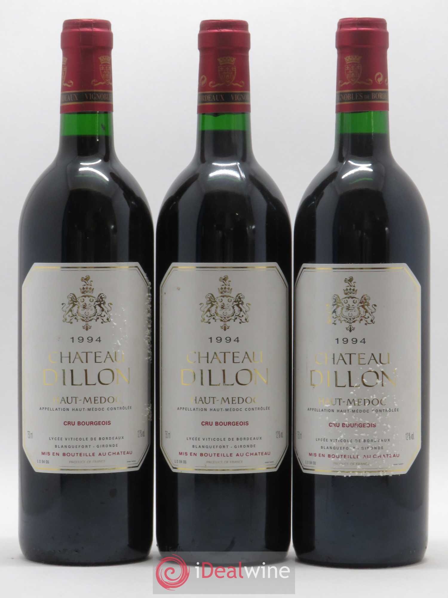 Château Dillon Cru Bourgeois 1994 - Lot de 6 bouteilles - 1