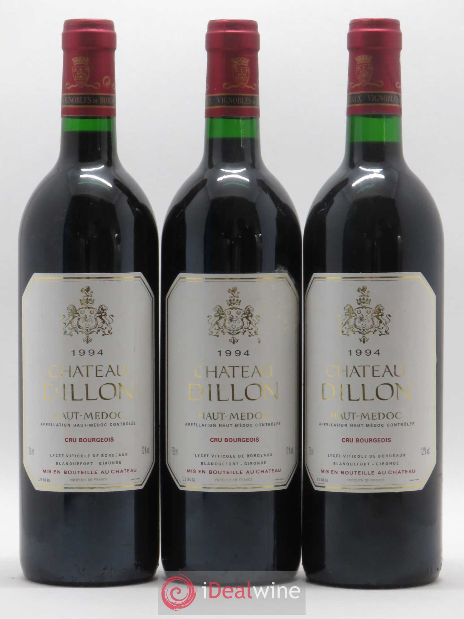 Château Dillon Cru Bourgeois 1994 - Lot de 6 bouteilles - 2