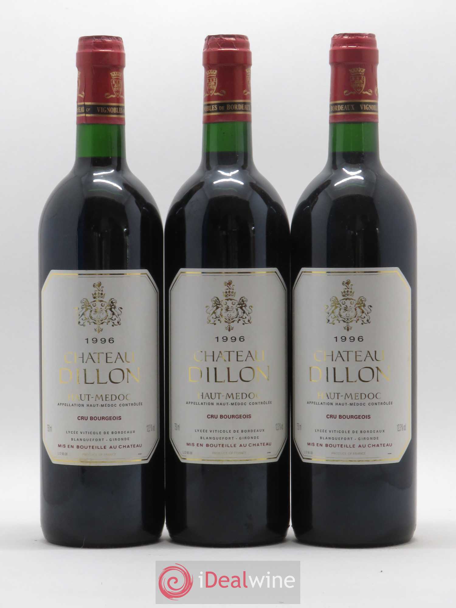 Château Dillon Cru Bourgeois 1996 - Lot de 6 bouteilles - 2