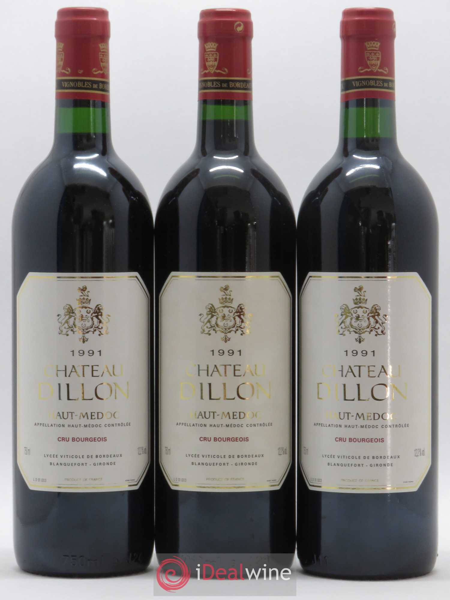 Château Dillon Cru Bourgeois 1991 - Lot de 6 bouteilles - 2