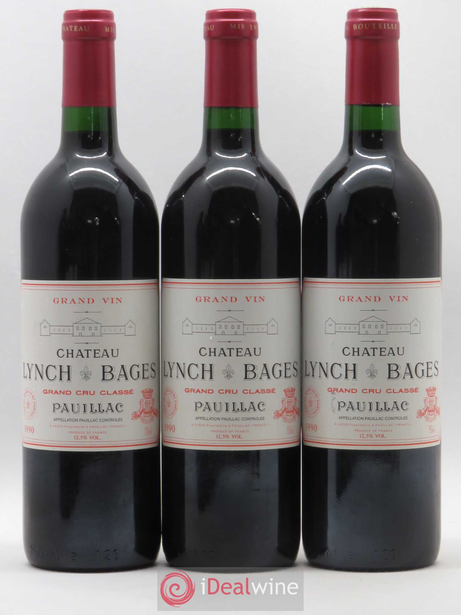 Château Lynch Bages 5ème Grand Cru Classé 1990 - Lot de 6 bouteilles - 2