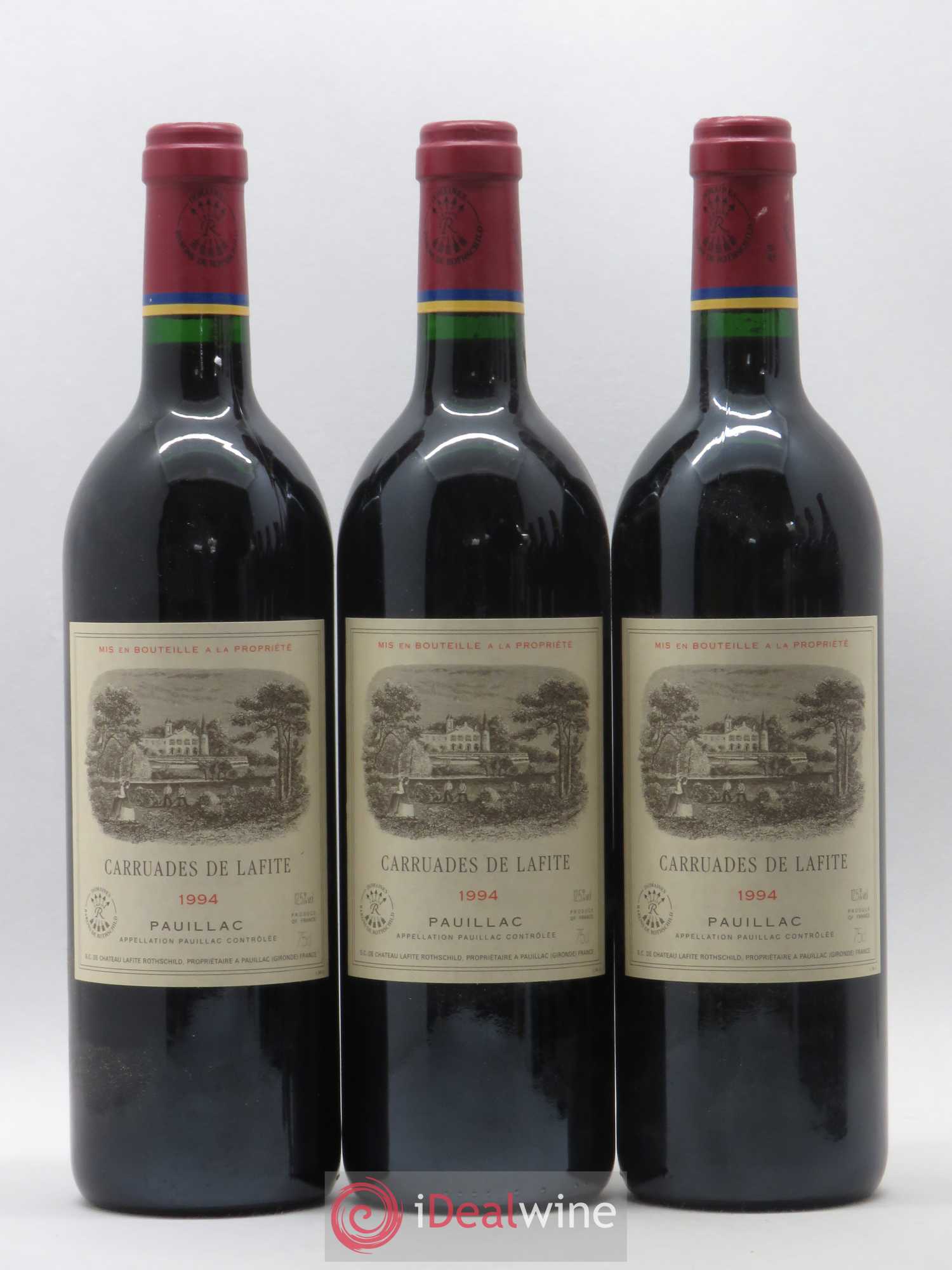 Carruades de Lafite Rothschild Second Vin 1994 - Lot de 6 bouteilles - 1