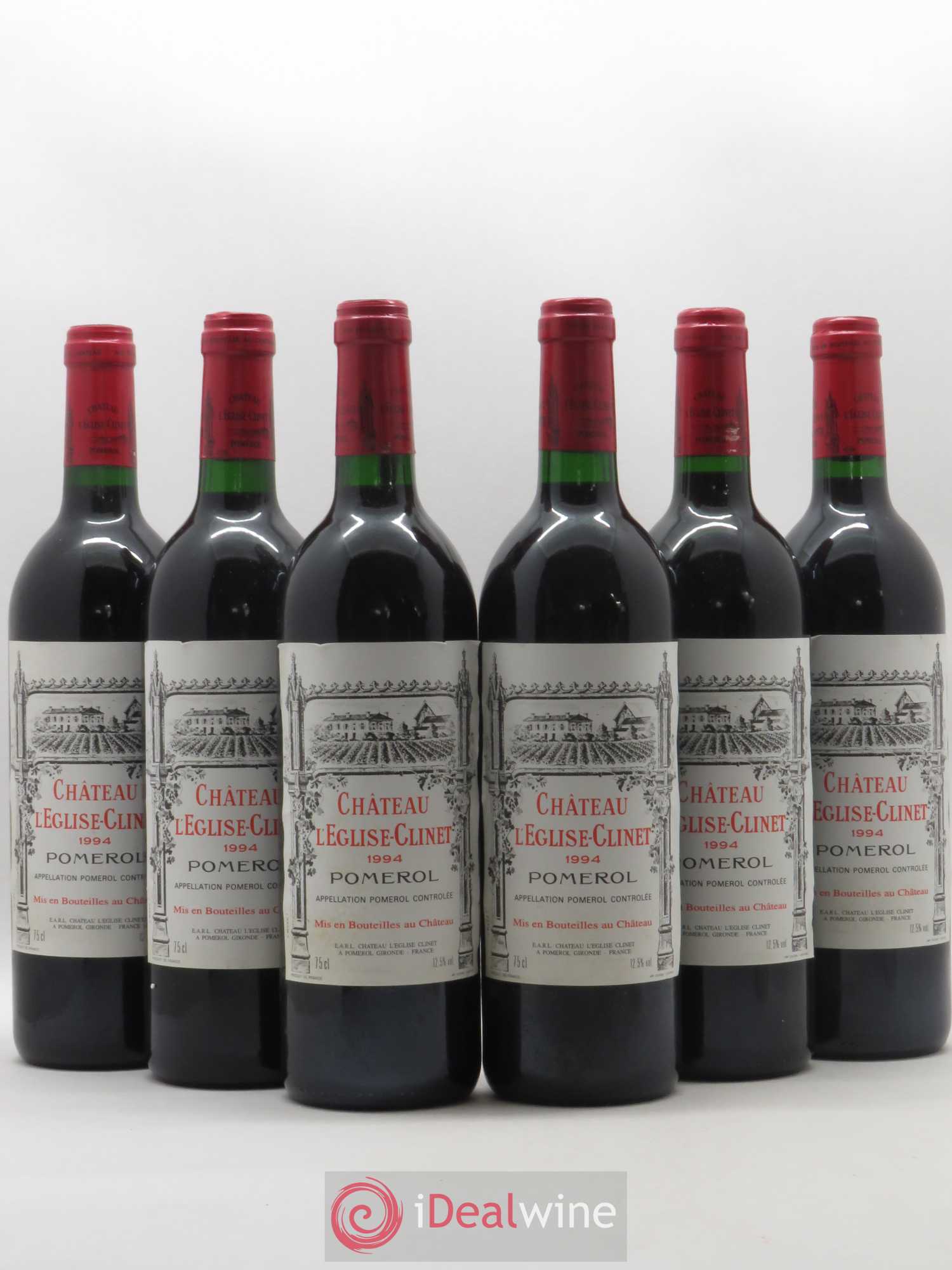 Château l' Église Clinet 1994 - Lot de 6 bouteilles - 0