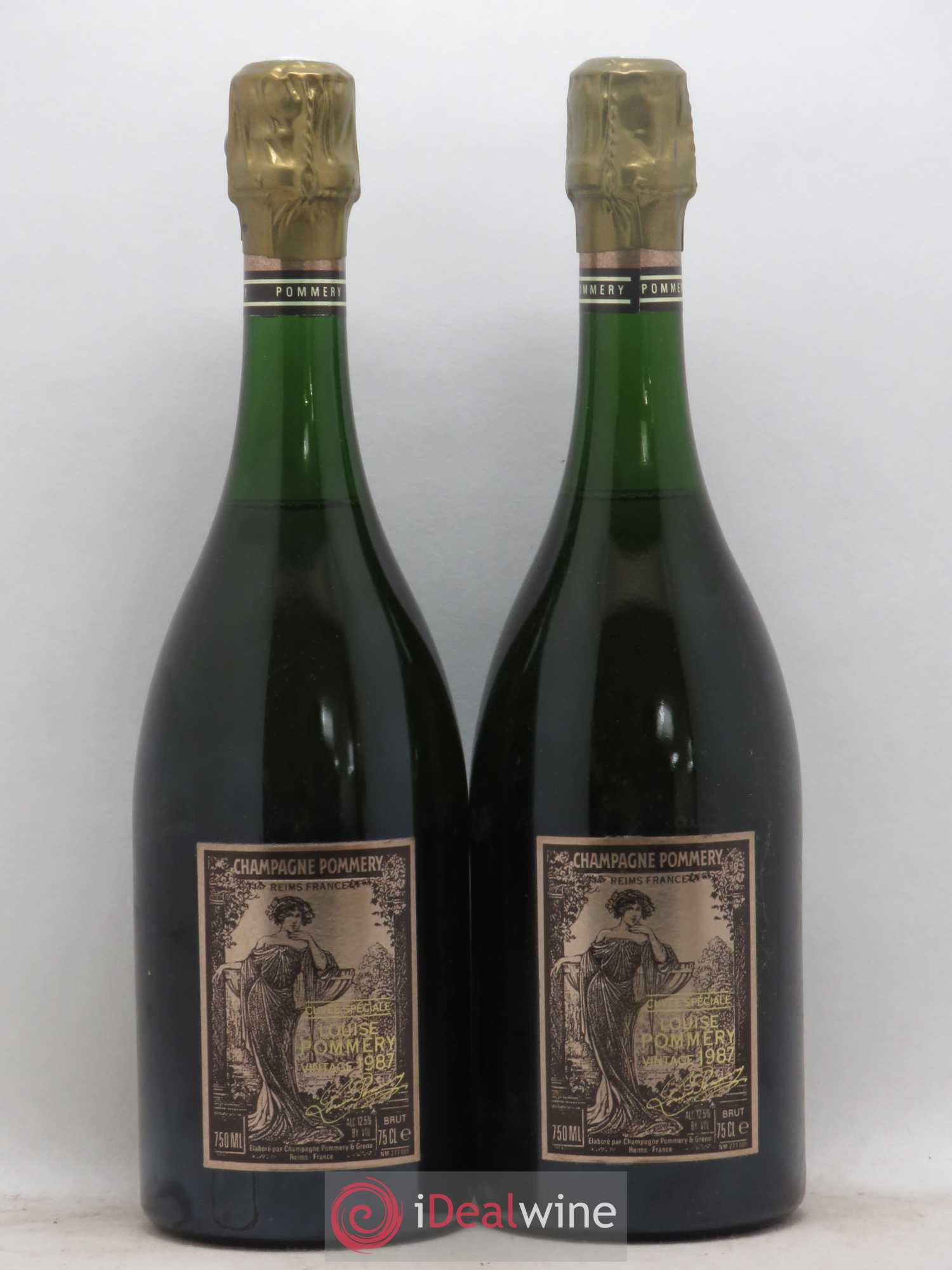 Cuvée Louise Pommery 1987 - Lot de 2 bouteilles - 0