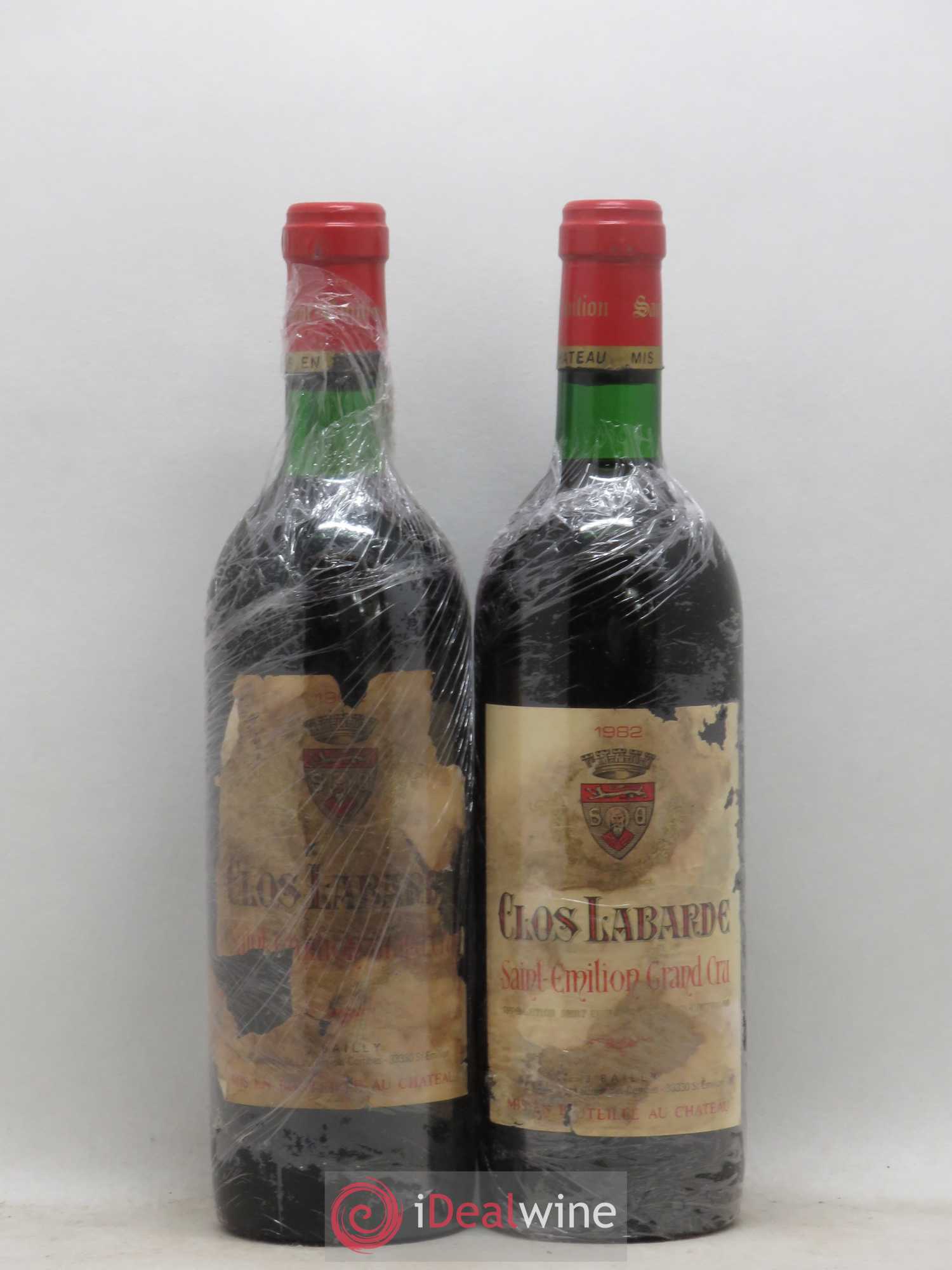 Saint-Émilion Grand Cru Clos Labarde 1982 - Lot de 2 bouteilles - 0
