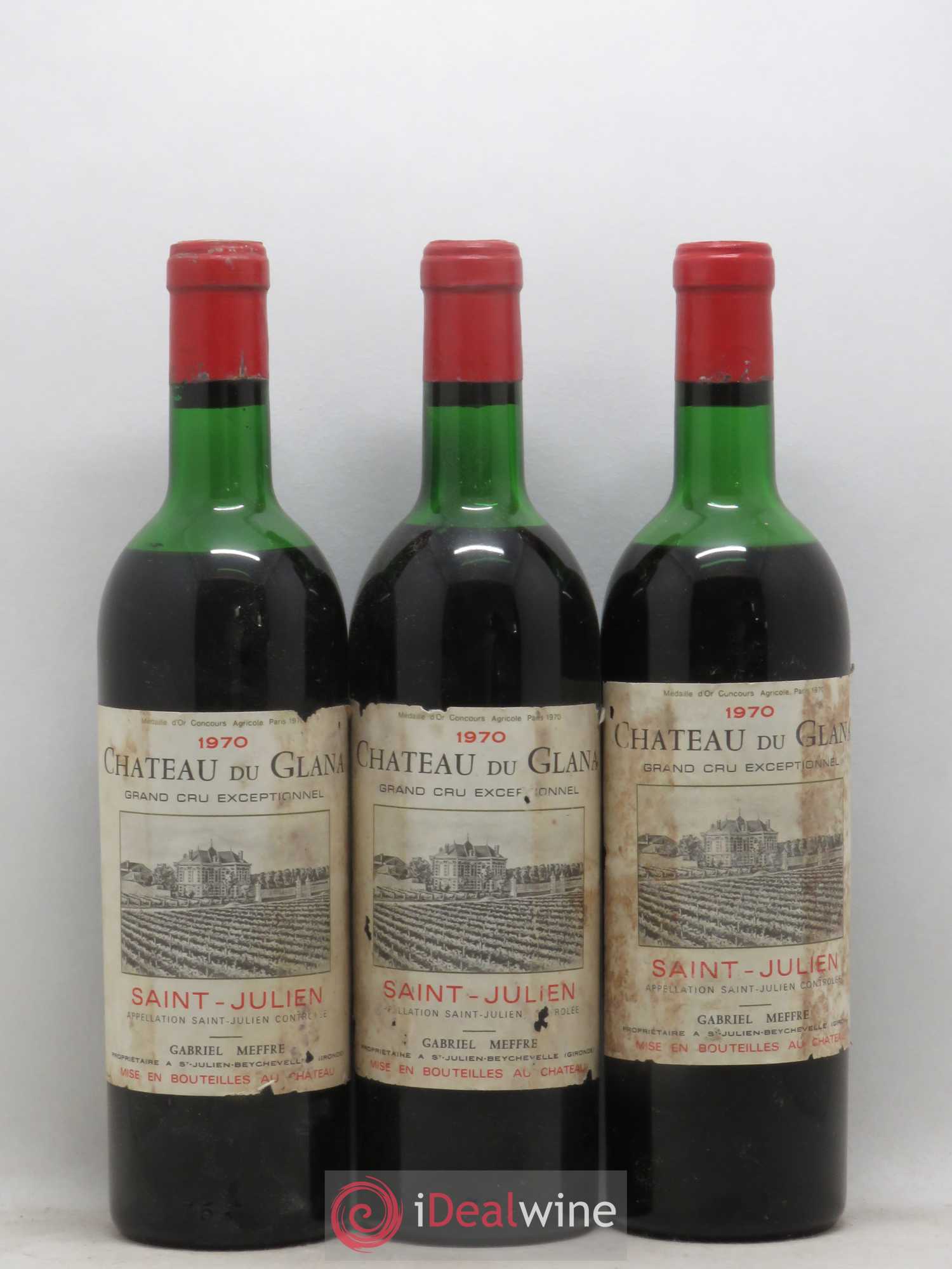 Château du Glana 1970 - Lot de 12 bouteilles - 2
