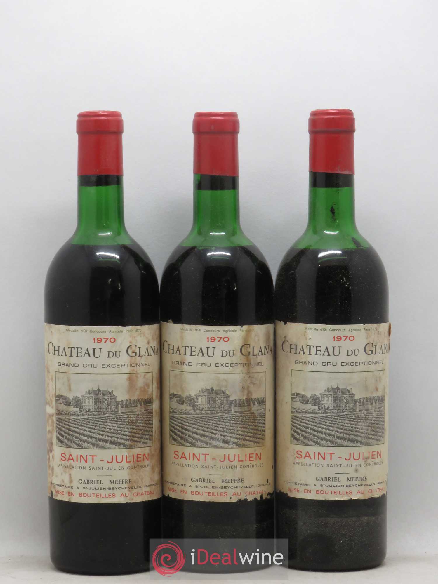Château du Glana 1970 - Lot de 12 bouteilles - 3