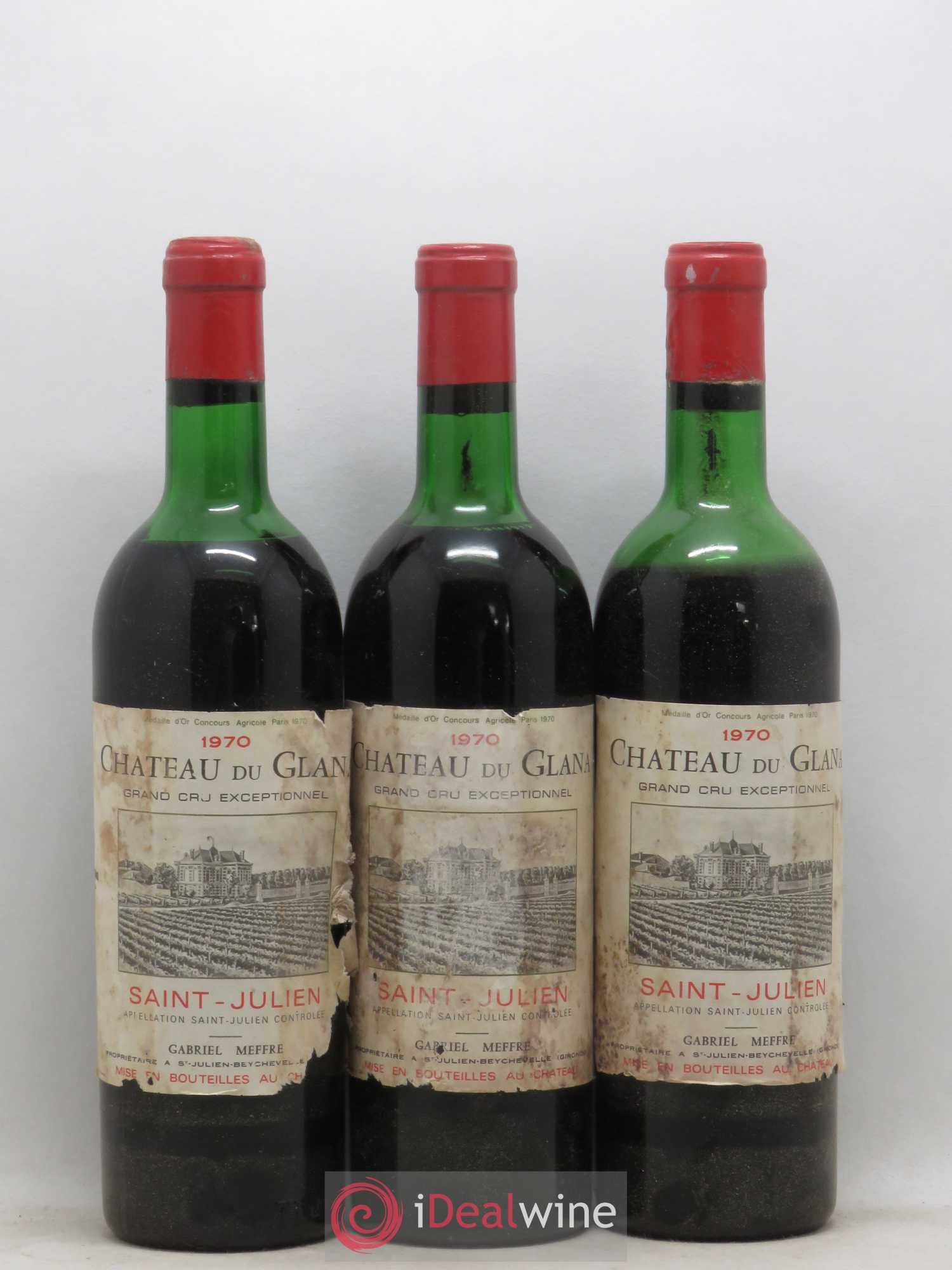 Château du Glana 1970 - Lot de 12 bouteilles - 4