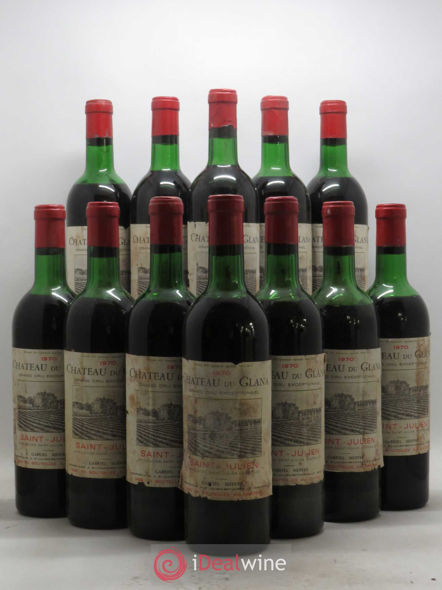 Château du Glana 1970 - Lot de 12 bouteilles - 0