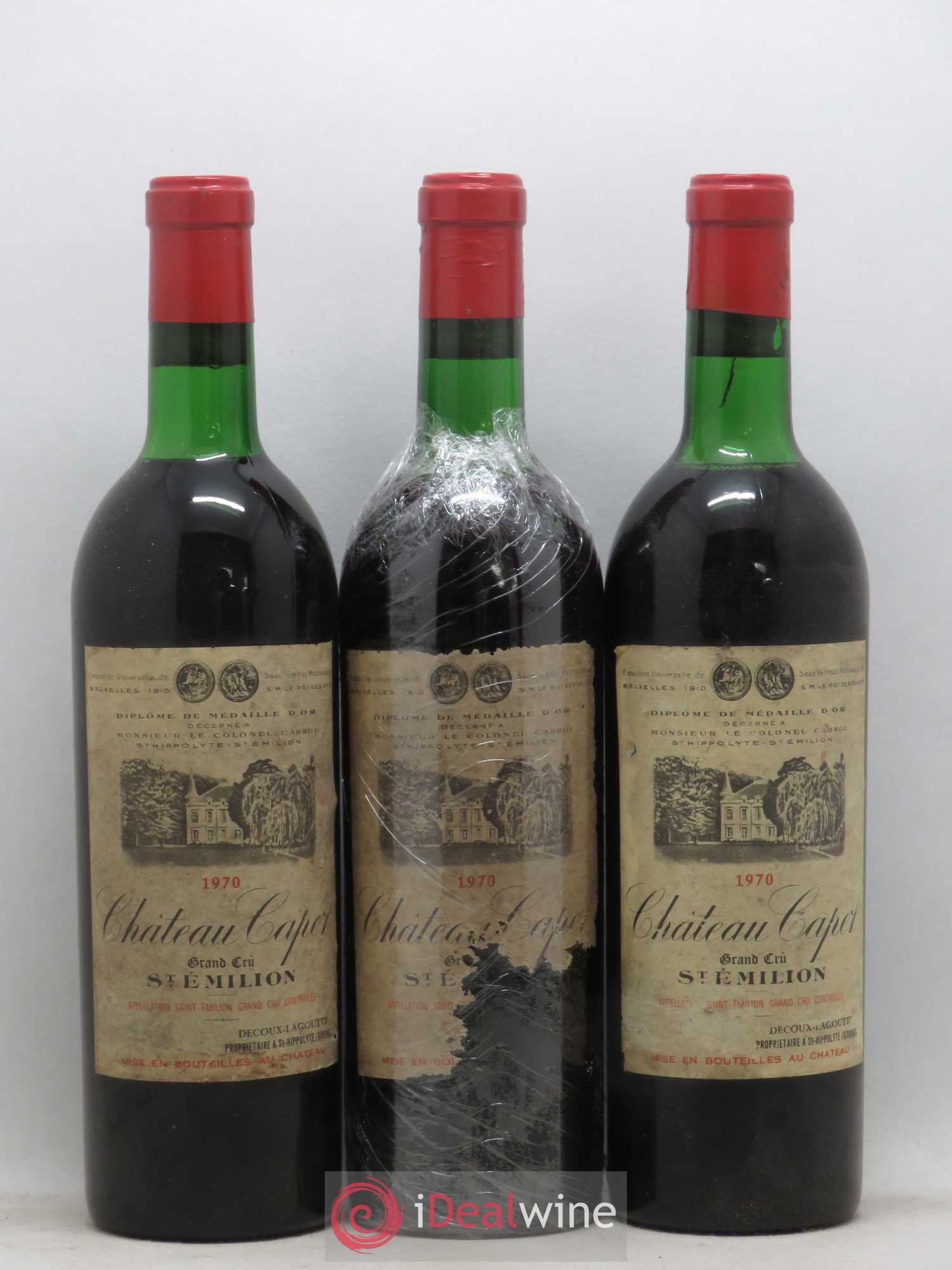 Saint-Émilion Grand Cru Château Capet 1970 - Lot de 12 bouteilles - 4