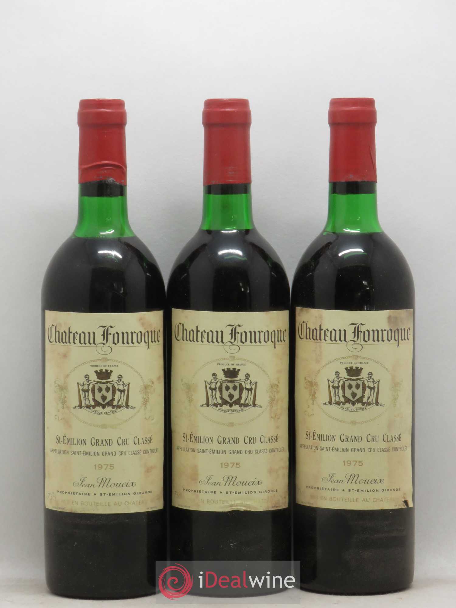 Château Fonroque Grand Cru Classé 1975 - Lot de 12 bouteilles - 3
