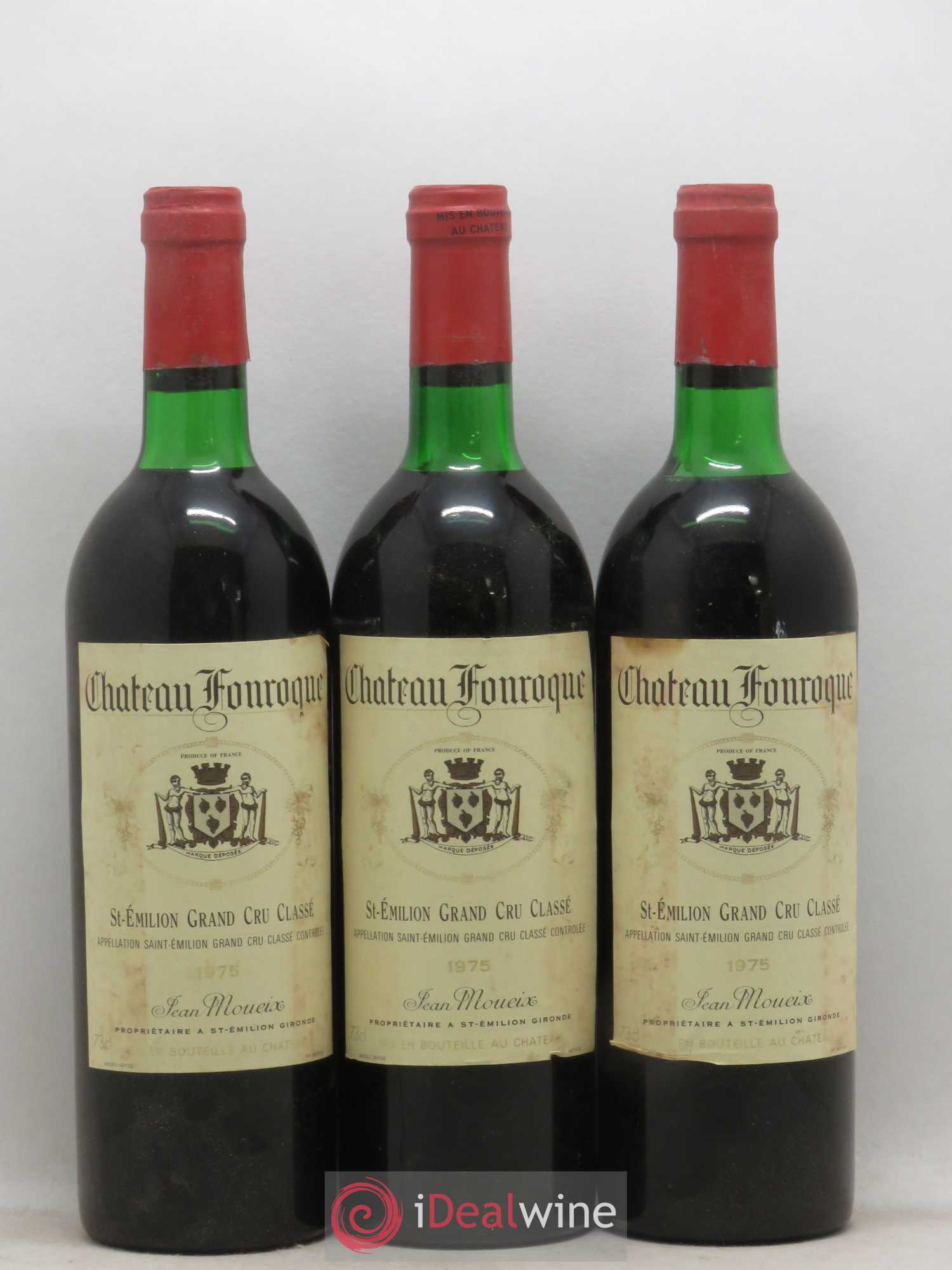 Château Fonroque Grand Cru Classé 1975 - Lot of 12 bottles - 2