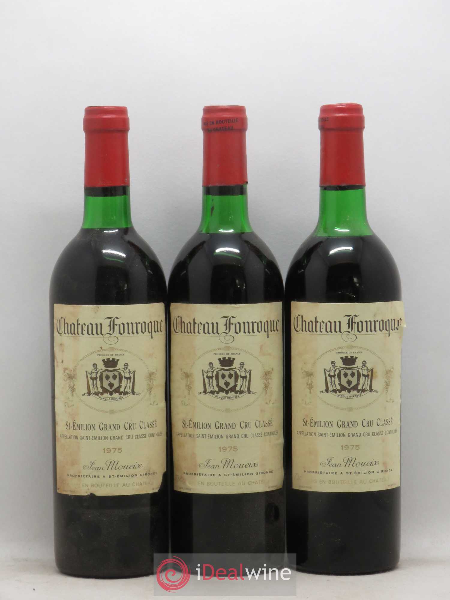 Château Fonroque Grand Cru Classé 1975 - Lot de 6 bouteilles - 2