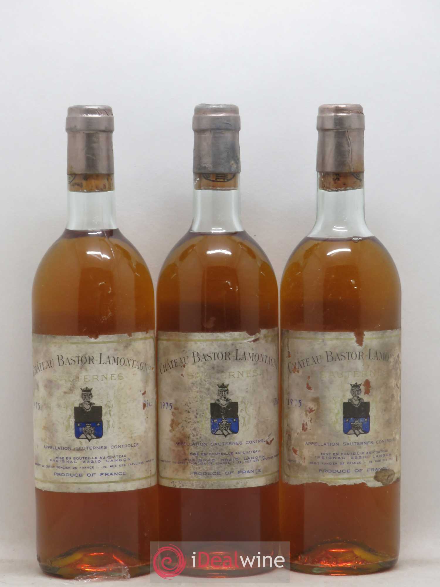 Château Bastor Lamontagne 1975 - Lotto di 6 bottiglie - 2