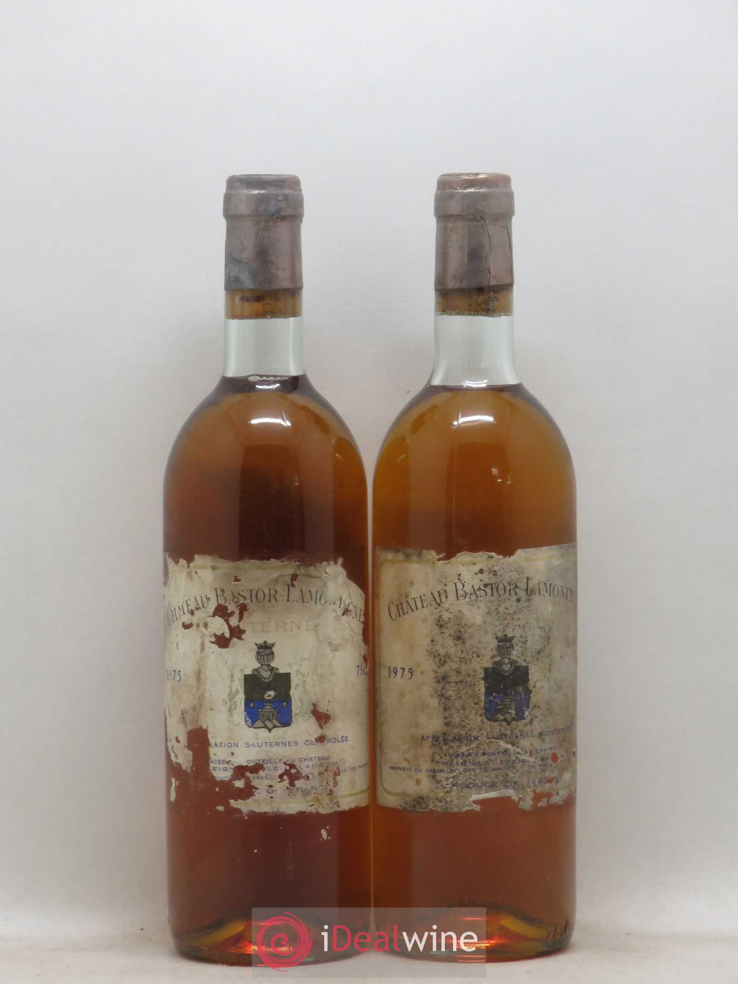 Château Bastor Lamontagne 1975 - Lotto di 2 bottiglie - 0