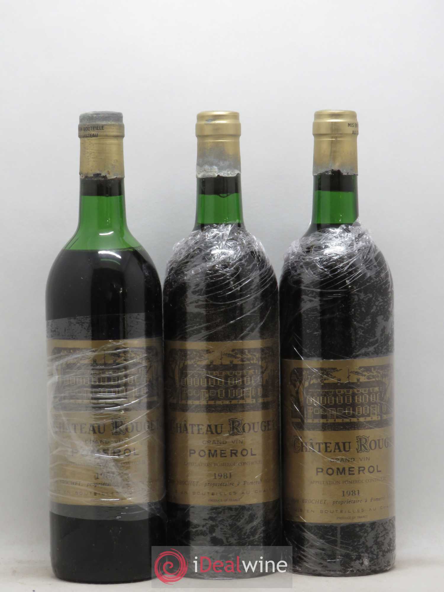 Château Rouget 1981 - Lot of 6 bottles - 1