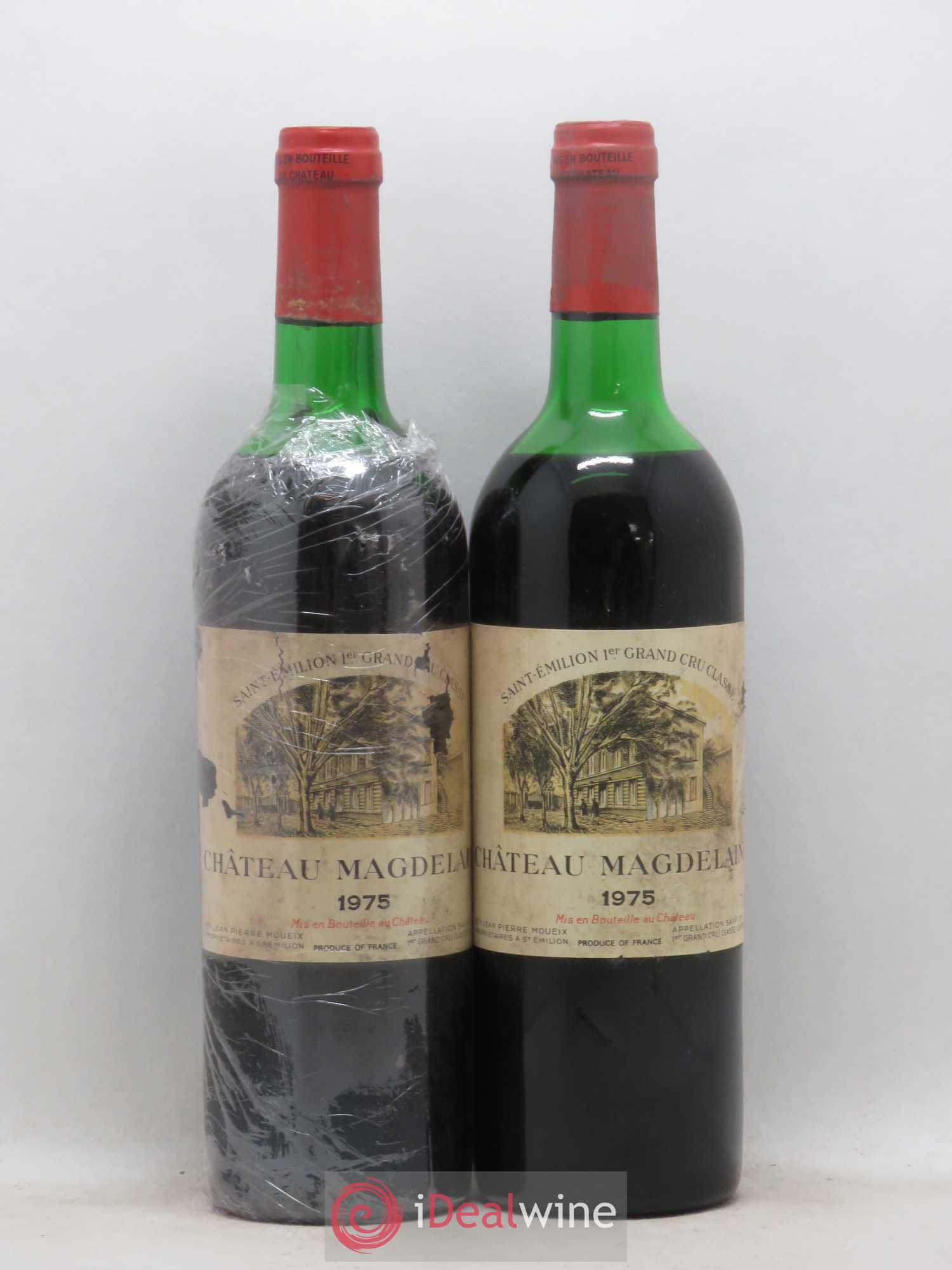 Château Magdelaine 1975 - Lot de 2 bouteilles - 0