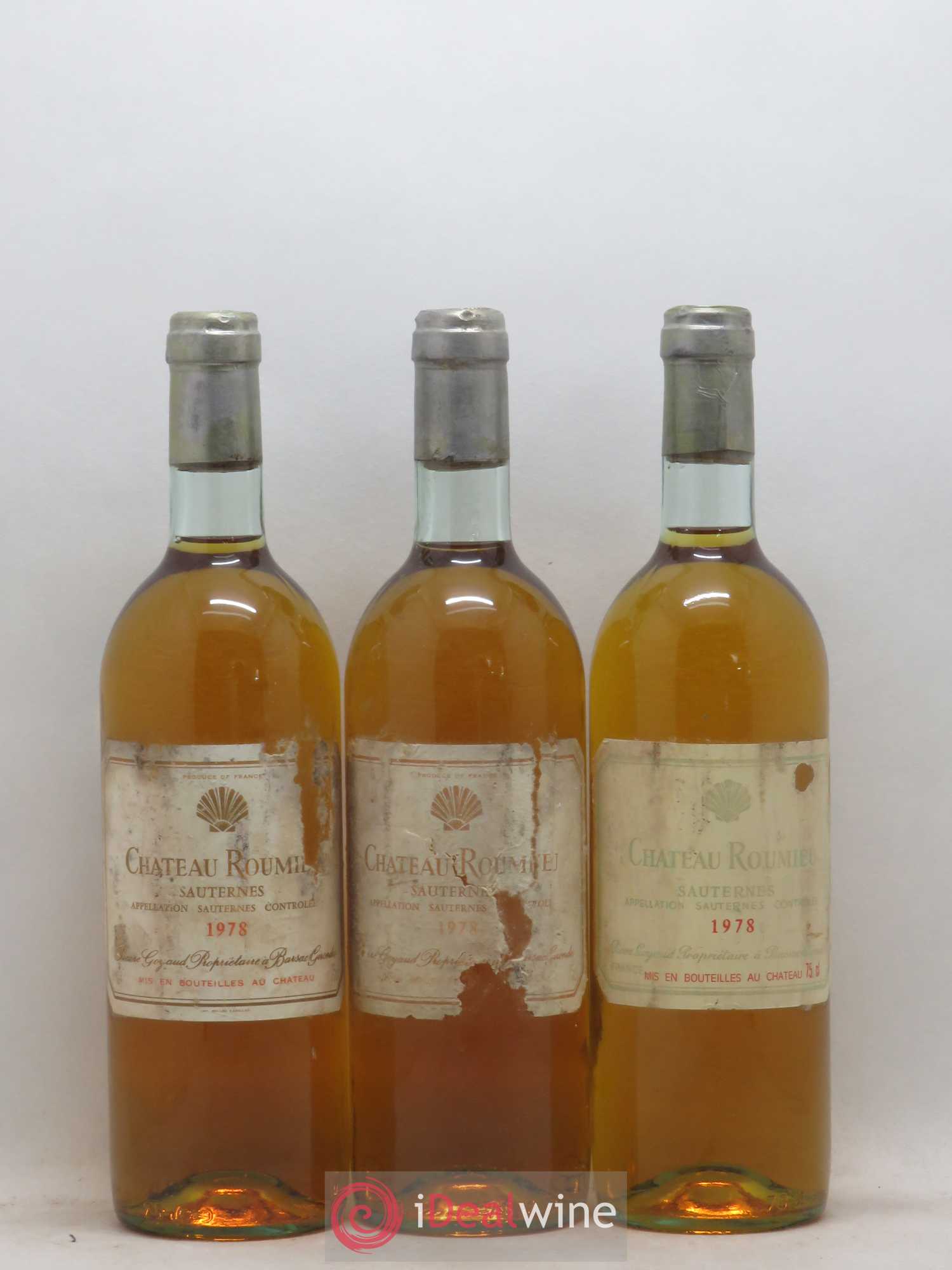 Sauternes Château Roumieu (sans prix de réserve) 1978 - Lotto di 6 bottiglie - 1