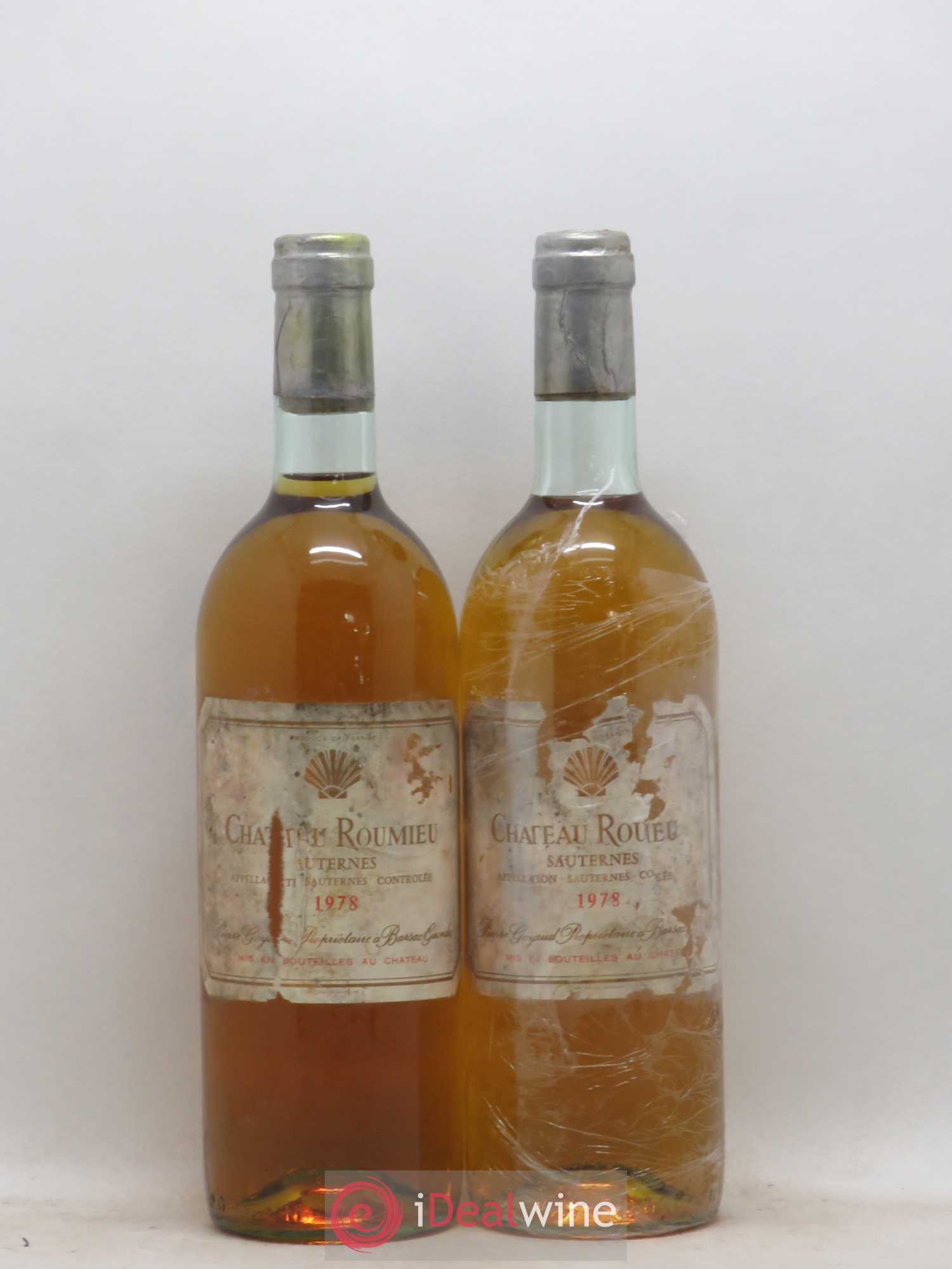 Sauternes Château Roumieu 1978 - Posten von 2 Flaschen - 0