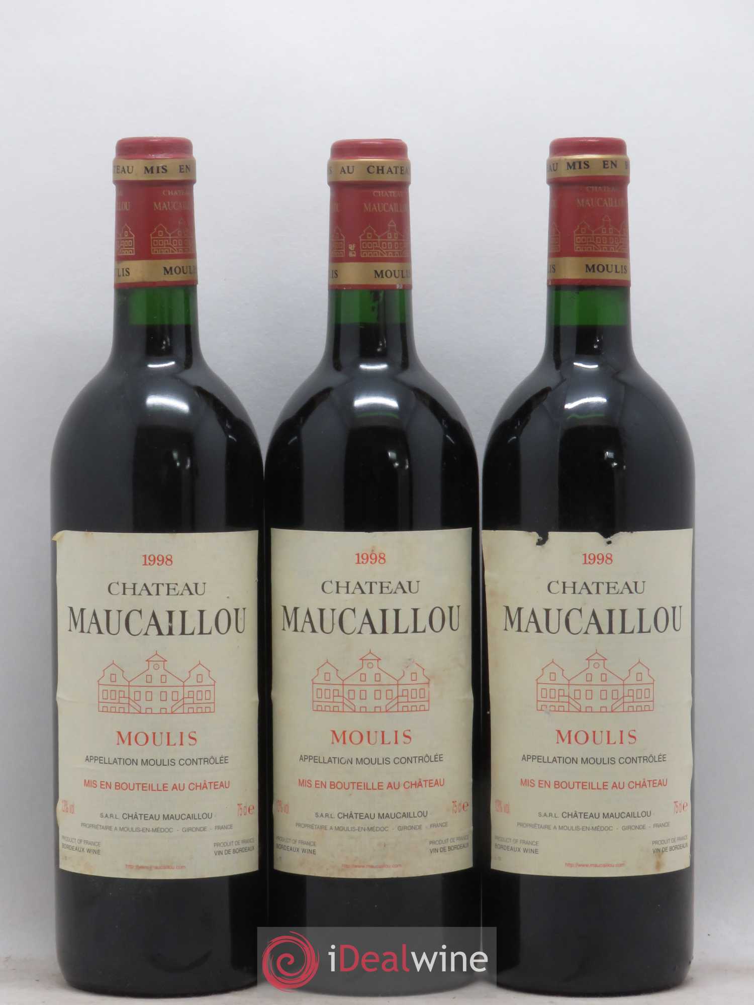 Château Maucaillou 1998 - Lot de 6 bouteilles - 2