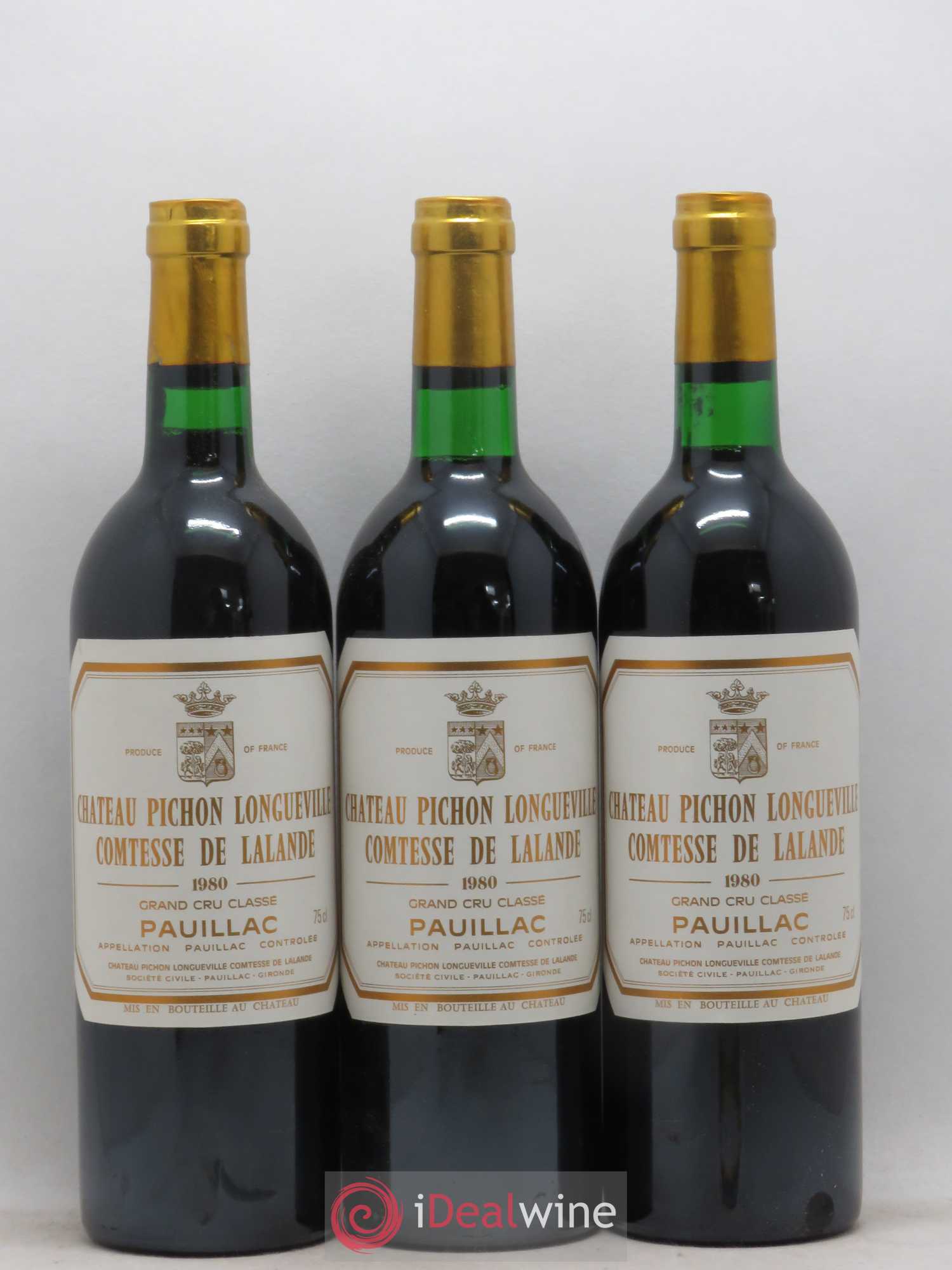 Château Pichon Longueville Comtesse de Lalande 2ème Grand Cru Classé 1980 - Lot de 12 bouteilles - 2