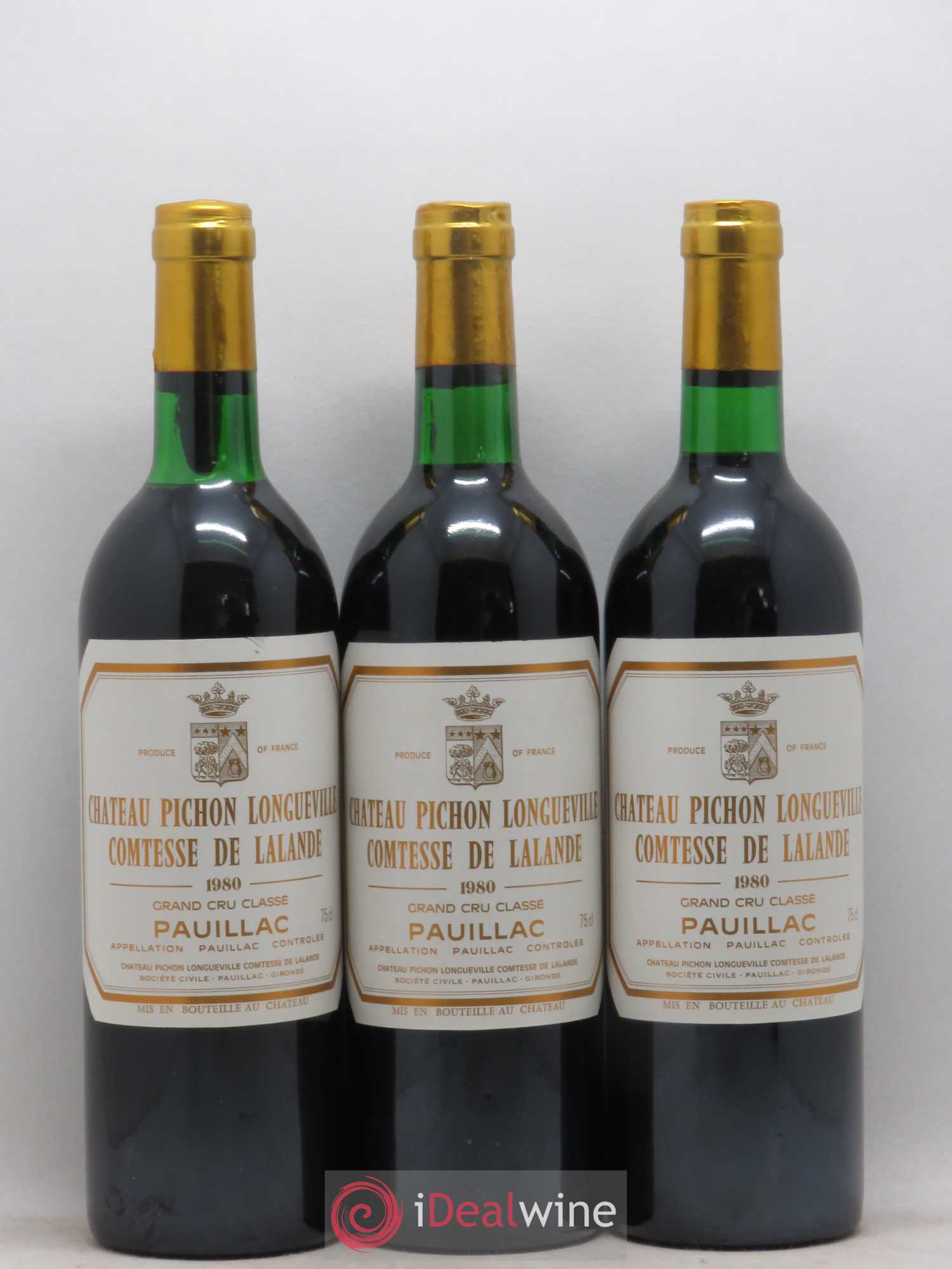 Château Pichon Longueville Comtesse de Lalande 2ème Grand Cru Classé 1980 - Lot de 12 bouteilles - 3