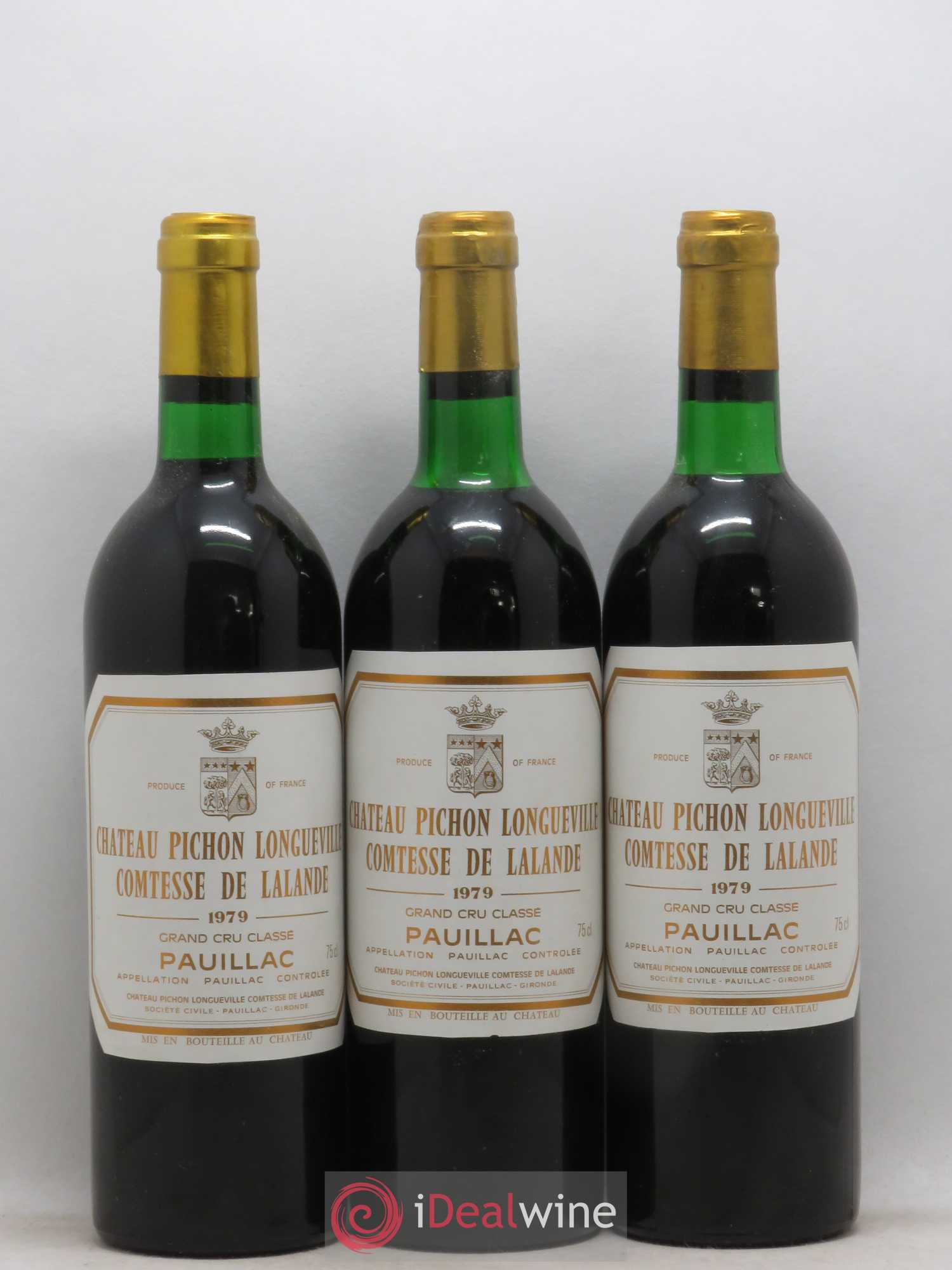 Château Pichon Longueville Comtesse de Lalande 2ème Grand Cru Classé 1979 - Lot de 12 bouteilles - 2