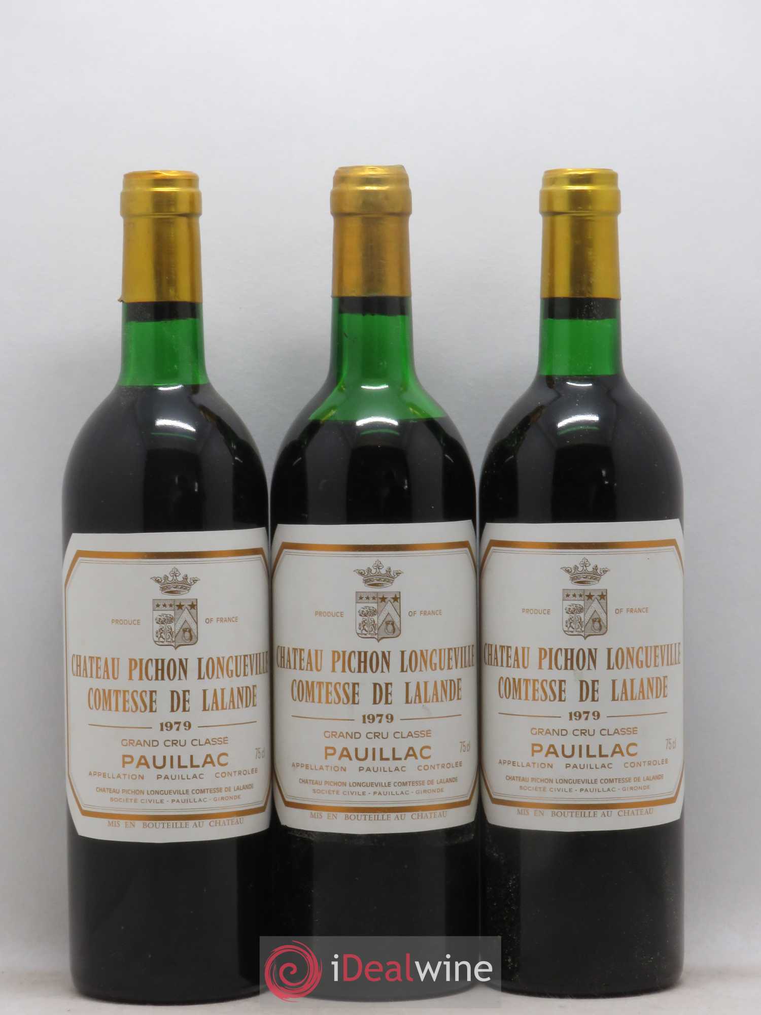 Château Pichon Longueville Comtesse de Lalande 2ème Grand Cru Classé 1979 - Lot de 12 bouteilles - 3