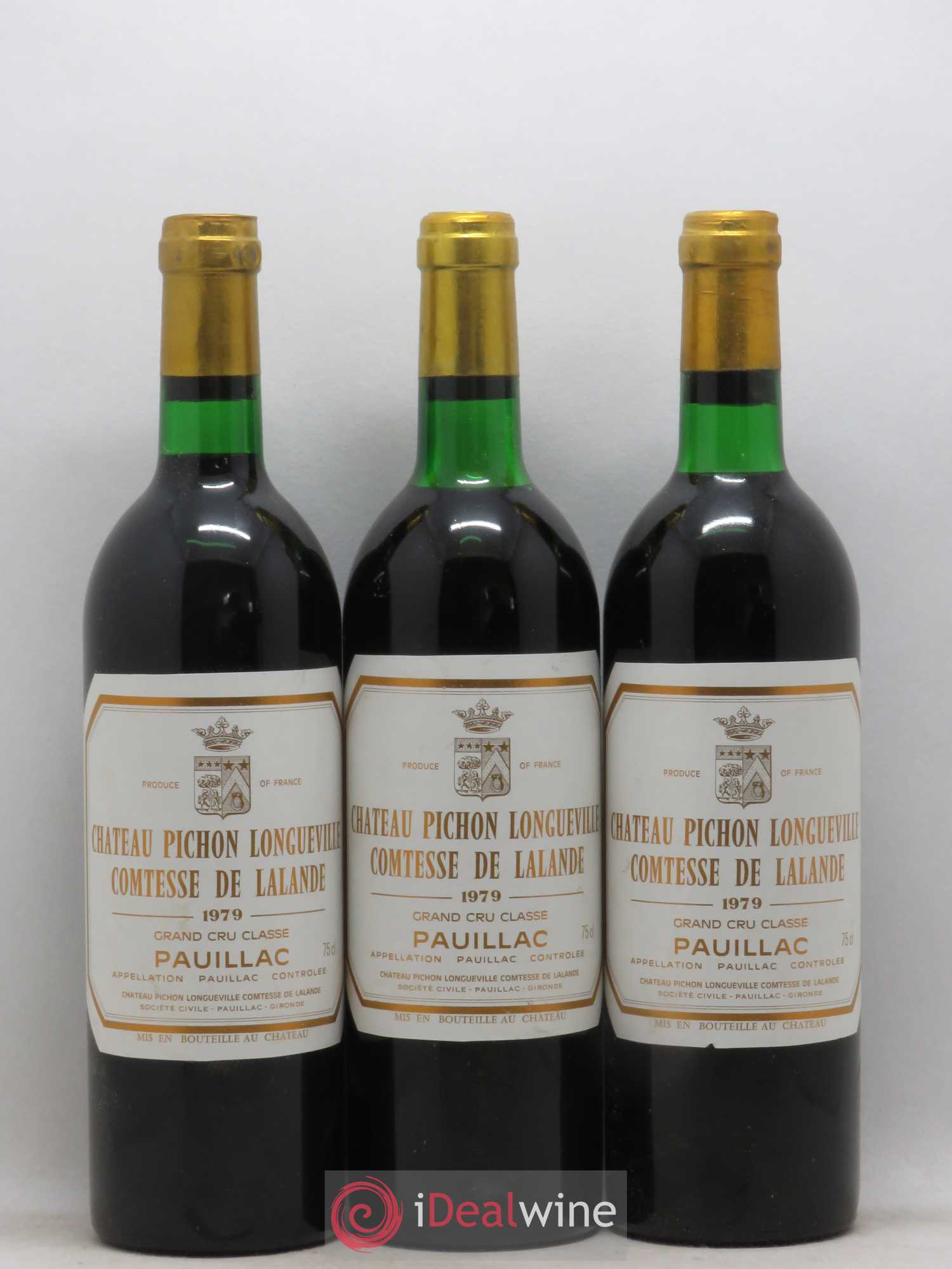 Château Pichon Longueville Comtesse de Lalande 2ème Grand Cru Classé 1979 - Lot de 12 bouteilles - 4