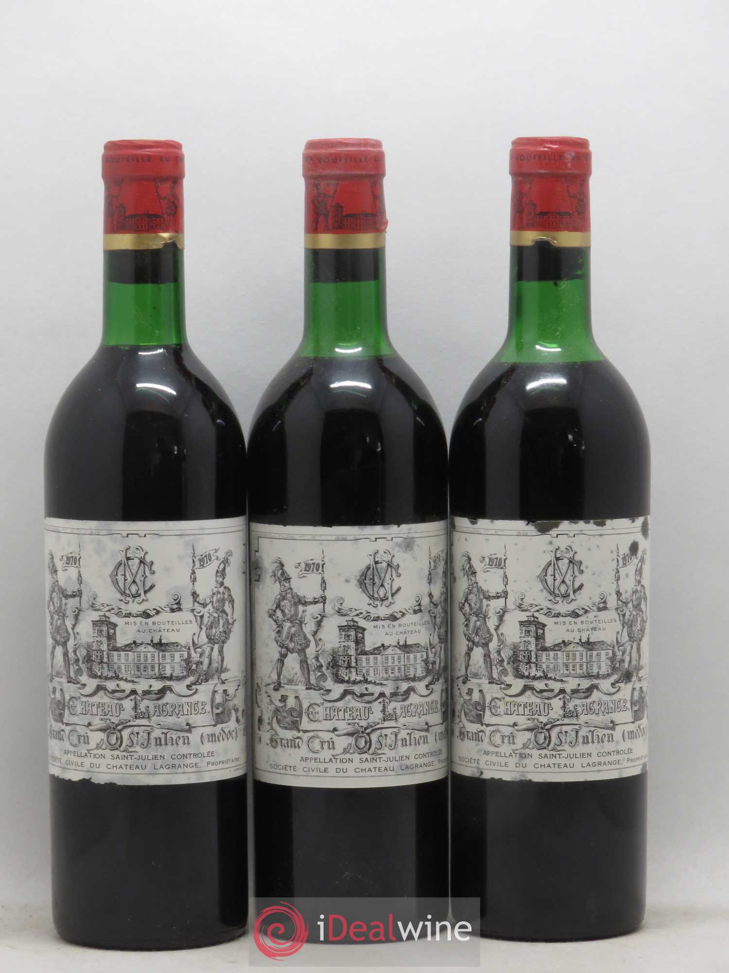 Château Lagrange 3ème Grand Cru Classé 1970 - Lot de 6 bouteilles - 2