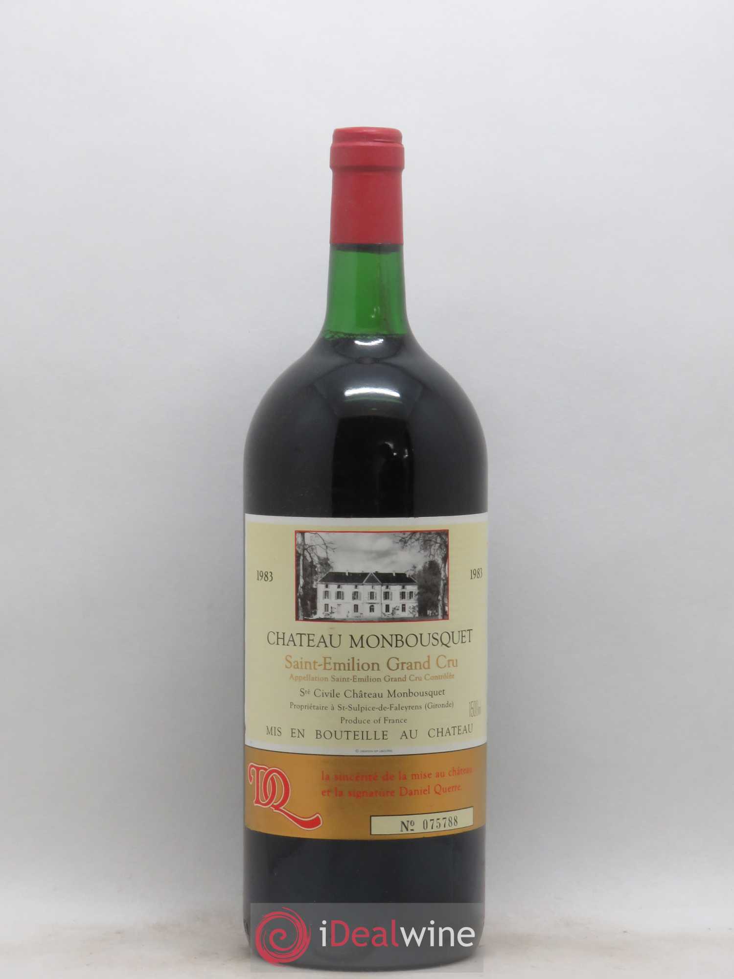 Château Monbousquet Grand Cru Classé 1983 - Lot de 1 magnum - 0