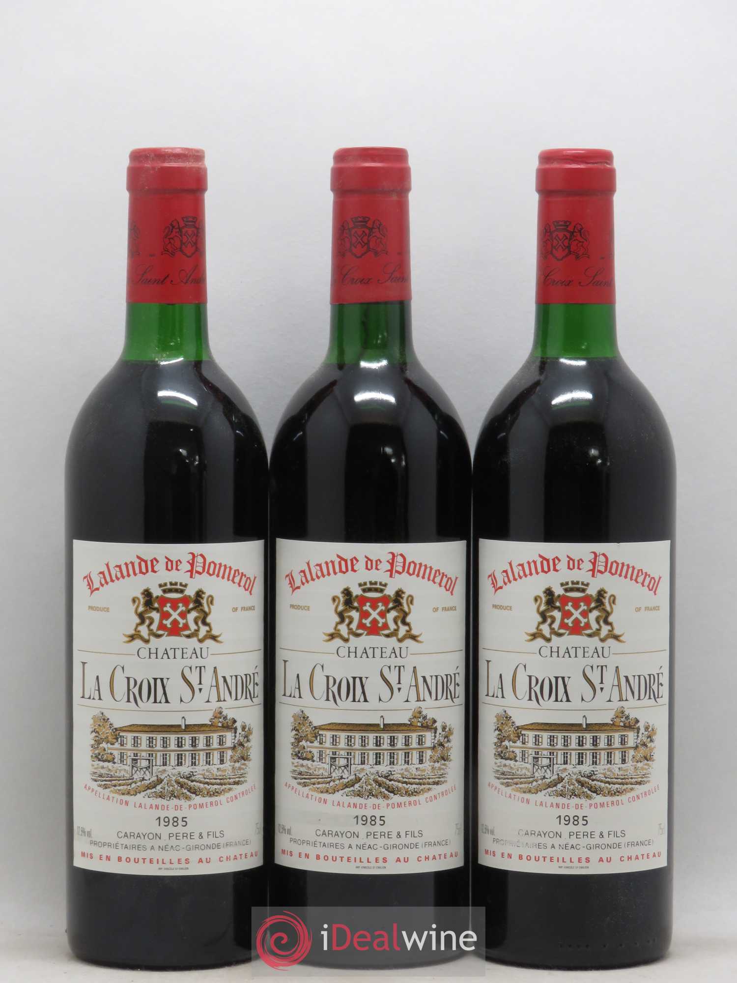 Château La Croix Saint André 1985 - Lot de 12 bouteilles - 1